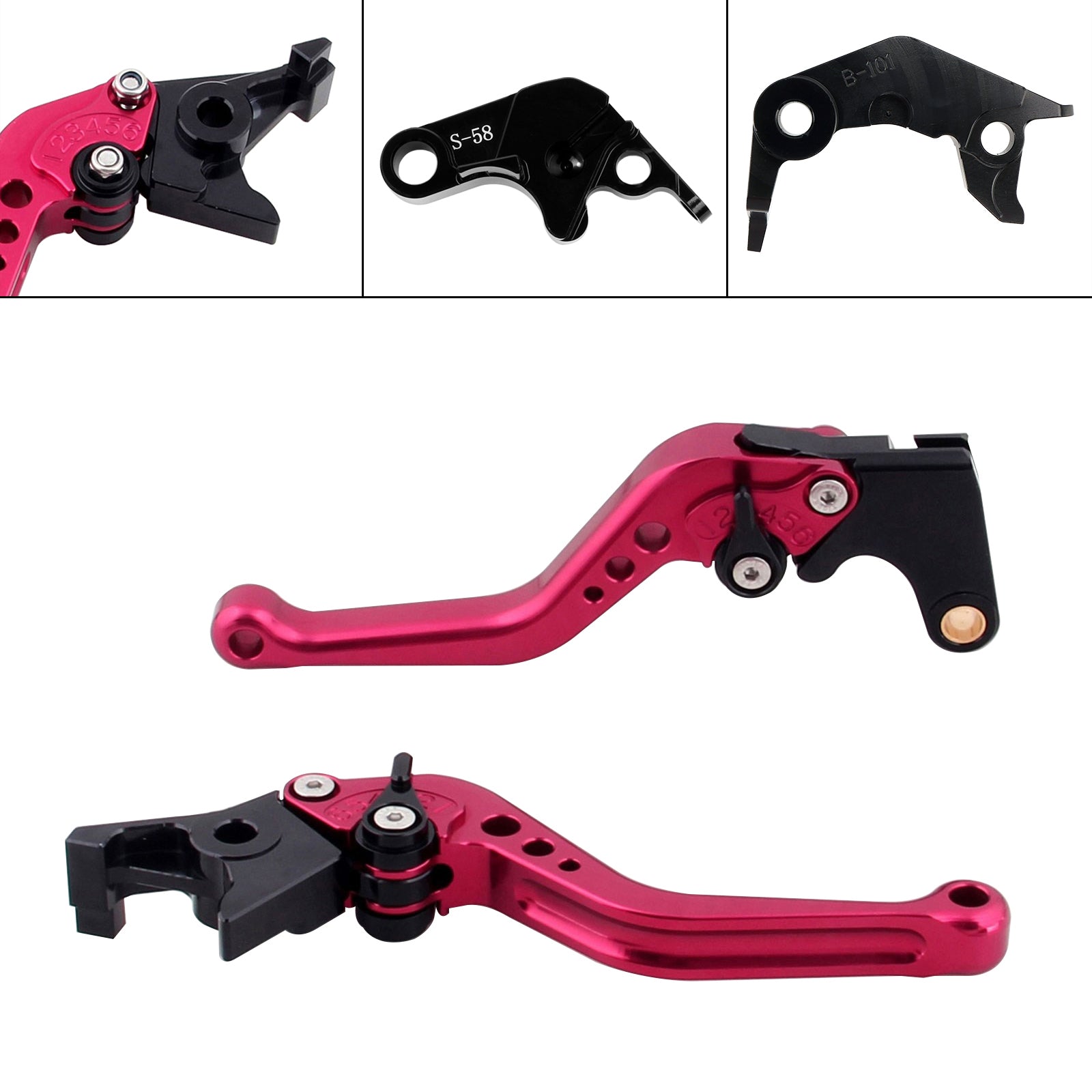 NEW Short Clutch Brake Lever fit for YAMAHA YZF R7 MT-10/SP FZ-10/SP 2022-23