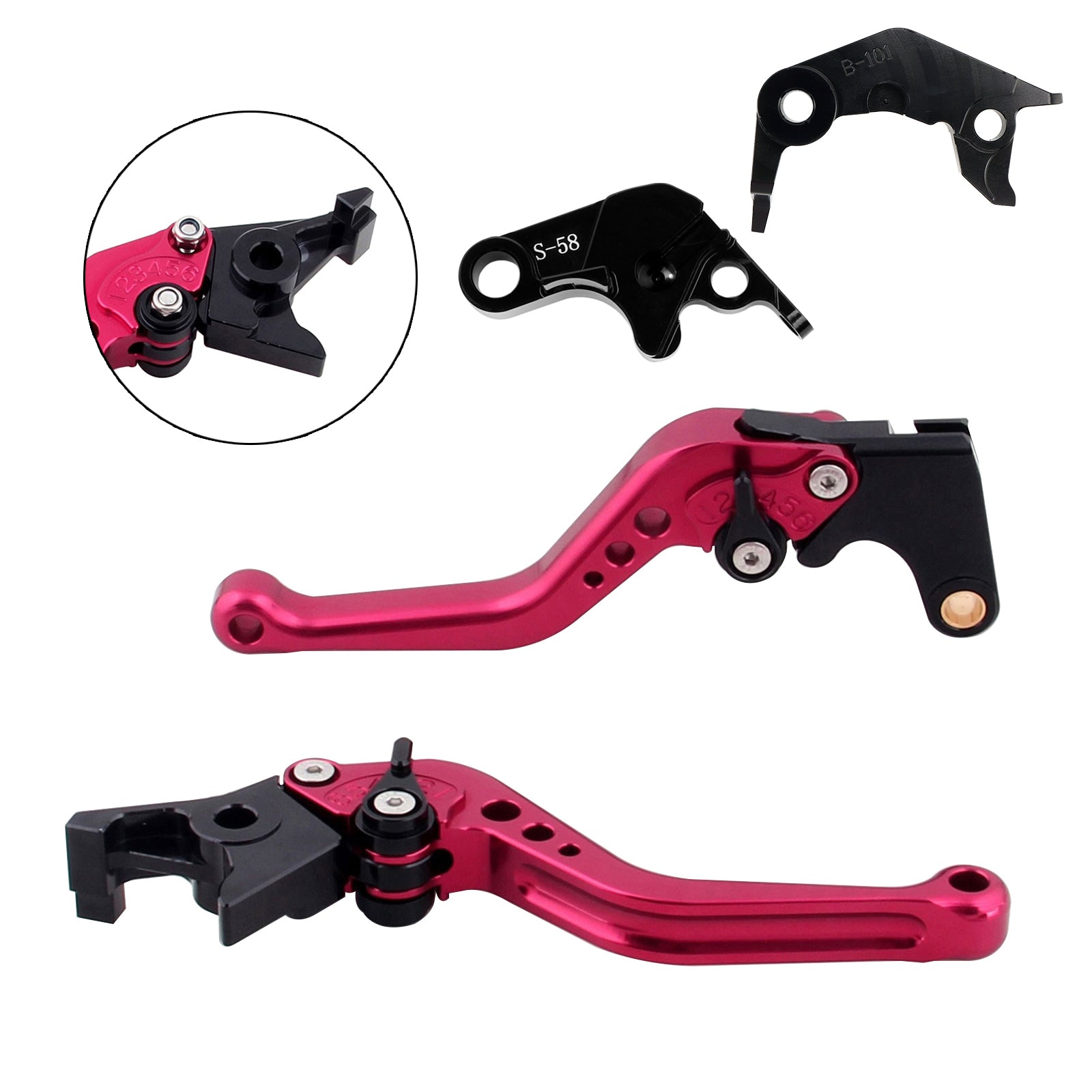 NEW Short Clutch Brake Lever fit for YAMAHA YZF R7 MT-10/SP FZ-10/SP 2022-23