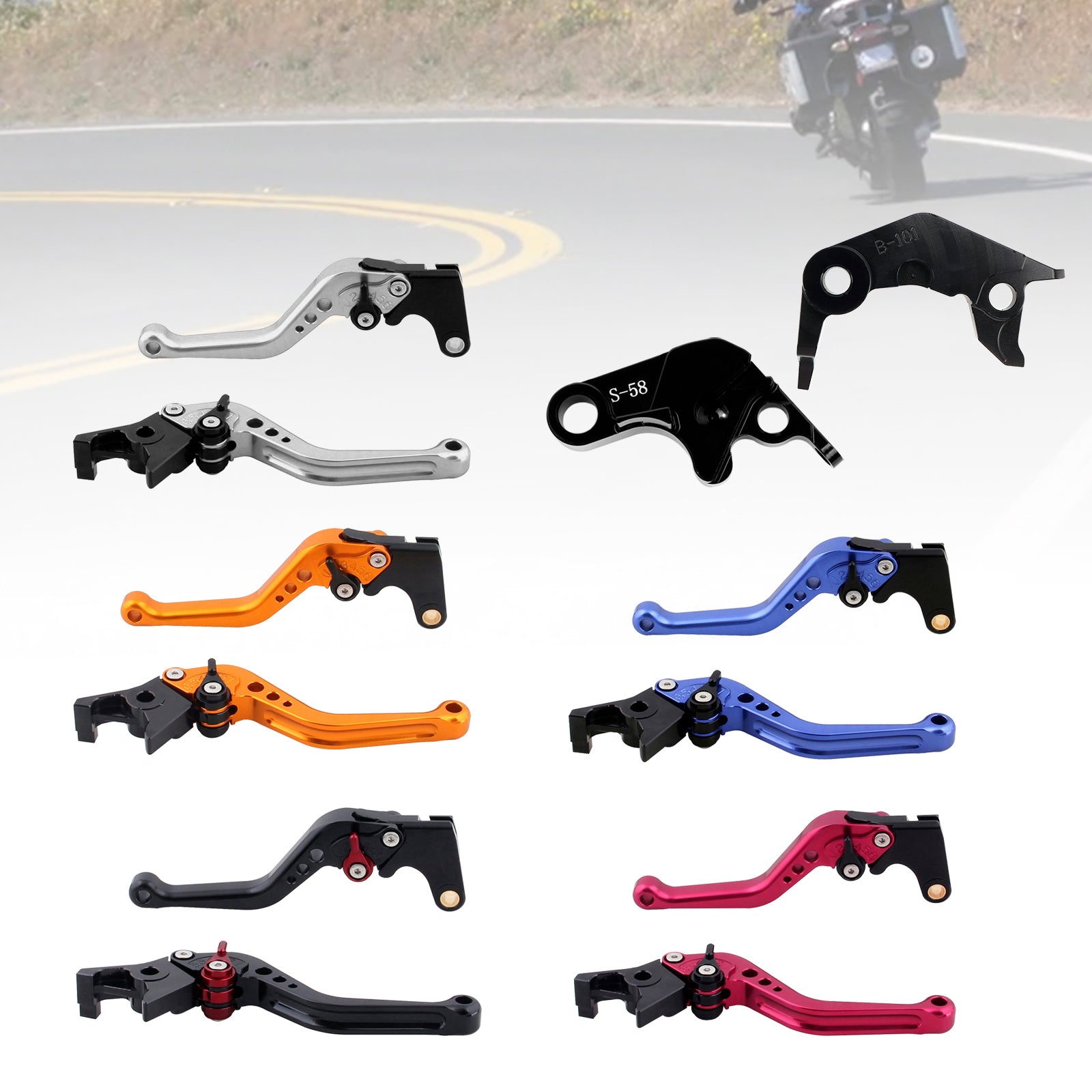 NEW Short Clutch Brake Lever fit for YAMAHA YZF R7 MT-10/SP FZ-10/SP 2022-23
