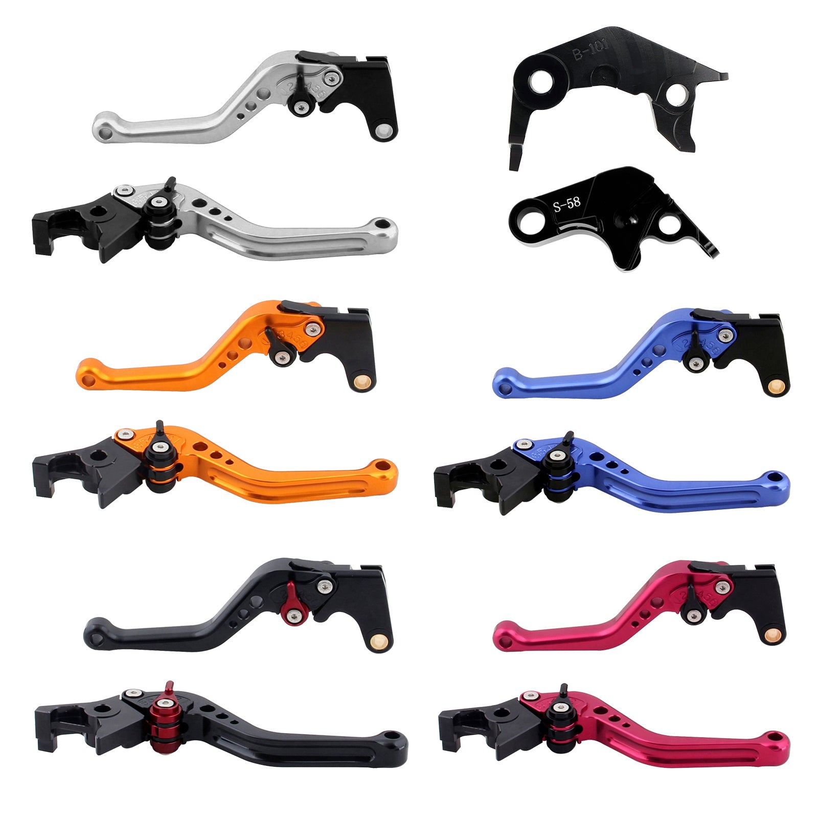 NEW Short Clutch Brake Lever fit for YAMAHA YZF R7 MT-10/SP FZ-10/SP 2022-23