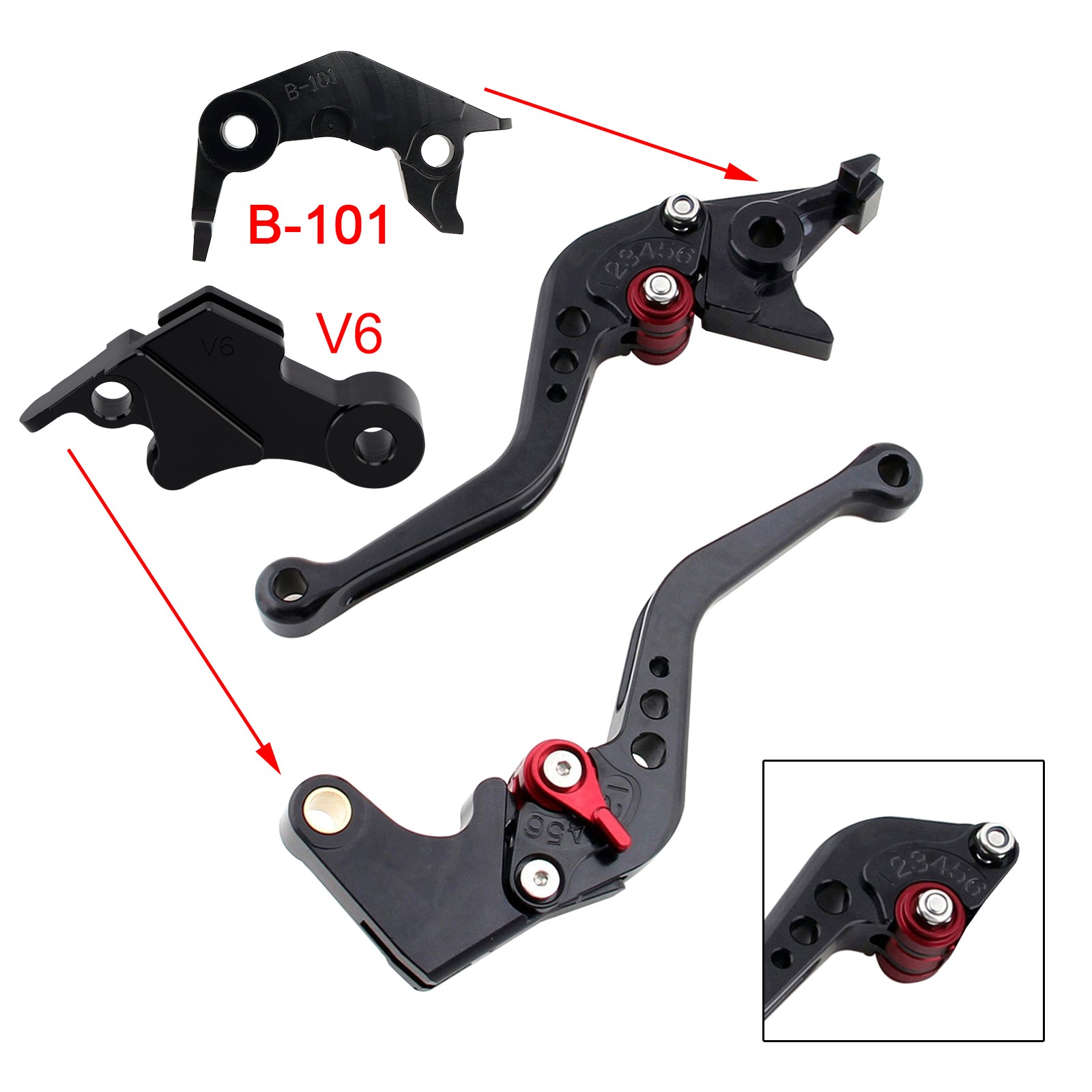 NEW Short Clutch Brake Lever fit for YAMAHA XSR900 XSR900GP MT-09 MT-09SP 24-25