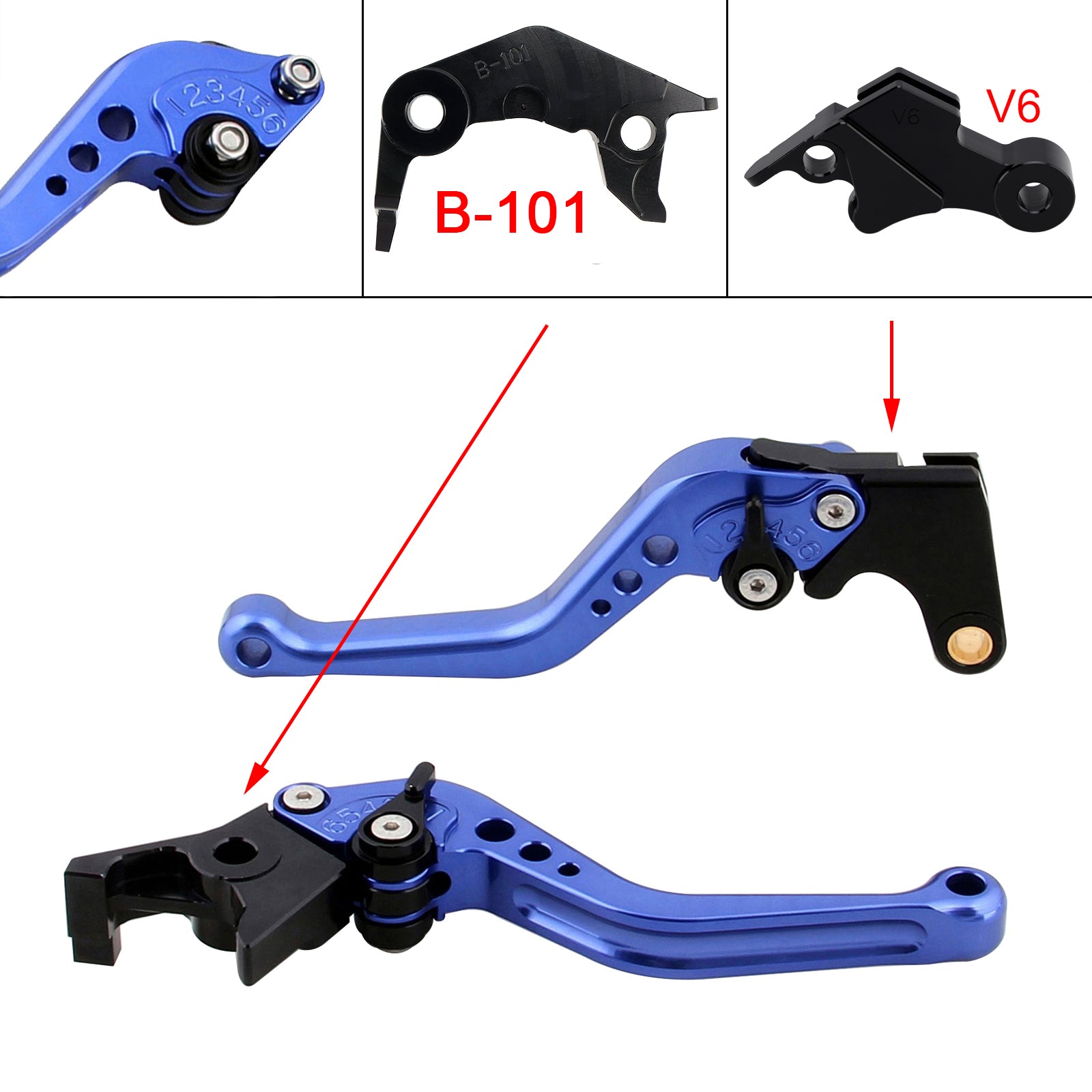 NEW Short Clutch Brake Lever fit for YAMAHA XSR900 XSR900GP MT-09 MT-09SP 24-25
