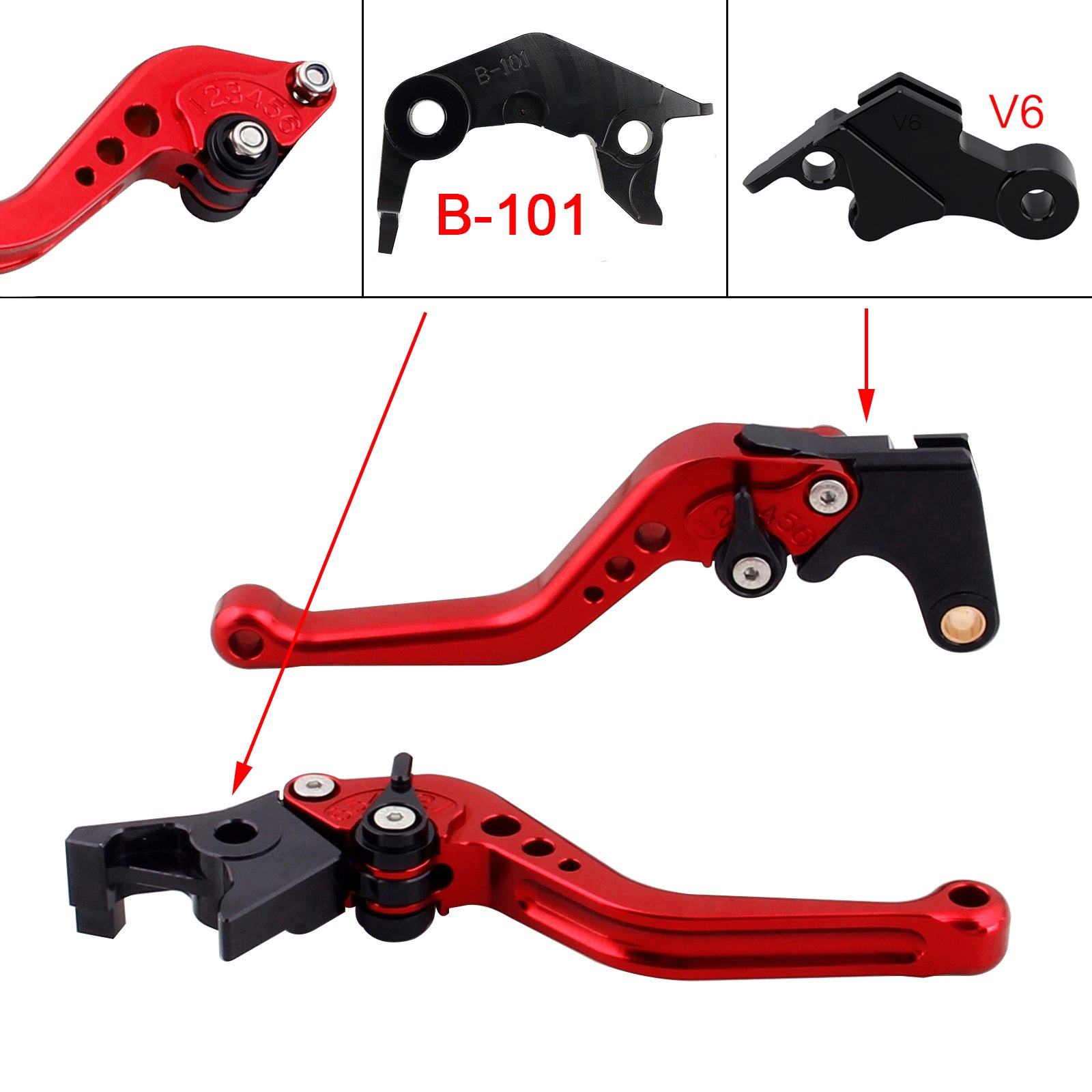 NEW Short Clutch Brake Lever fit for YAMAHA XSR900 XSR900GP MT-09 MT-09SP 24-25