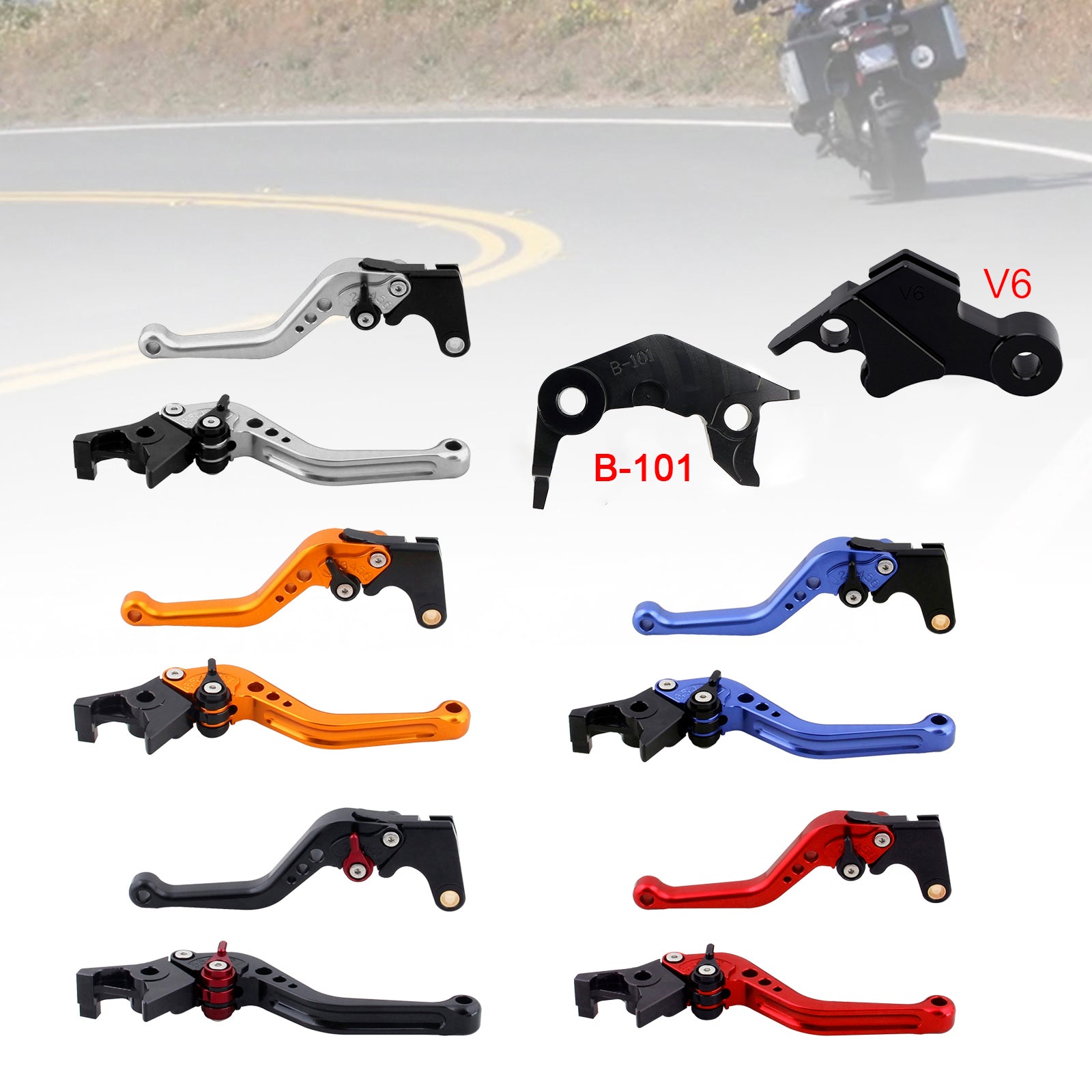 NEW Short Clutch Brake Lever fit for YAMAHA XSR900 XSR900GP MT-09 MT-09SP 24-25