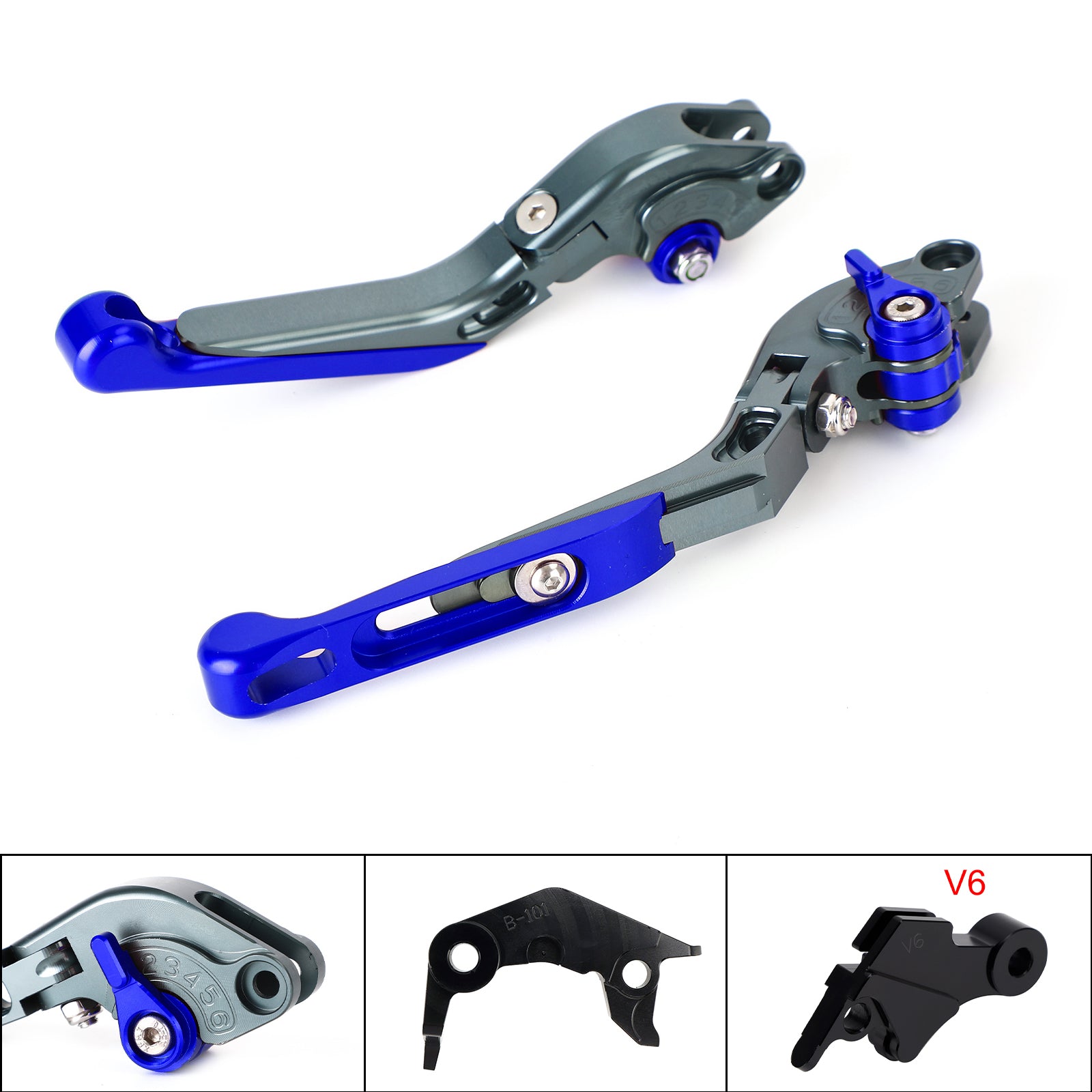 Adjustable Clutch Brake Lever fit for YAMAHA XSR900 XSR900GP MT-09 2024-2025