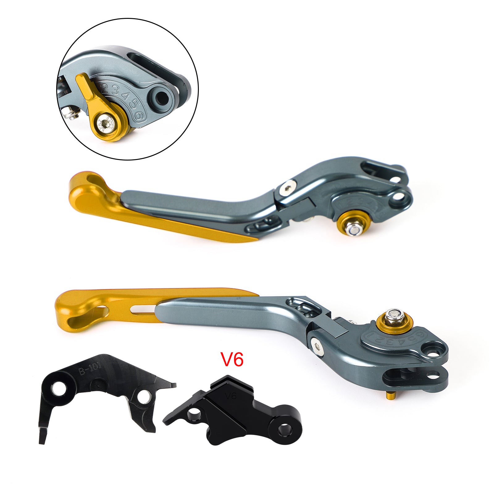 Adjustable Clutch Brake Lever fit for YAMAHA XSR900 XSR900GP MT-09 2024-2025