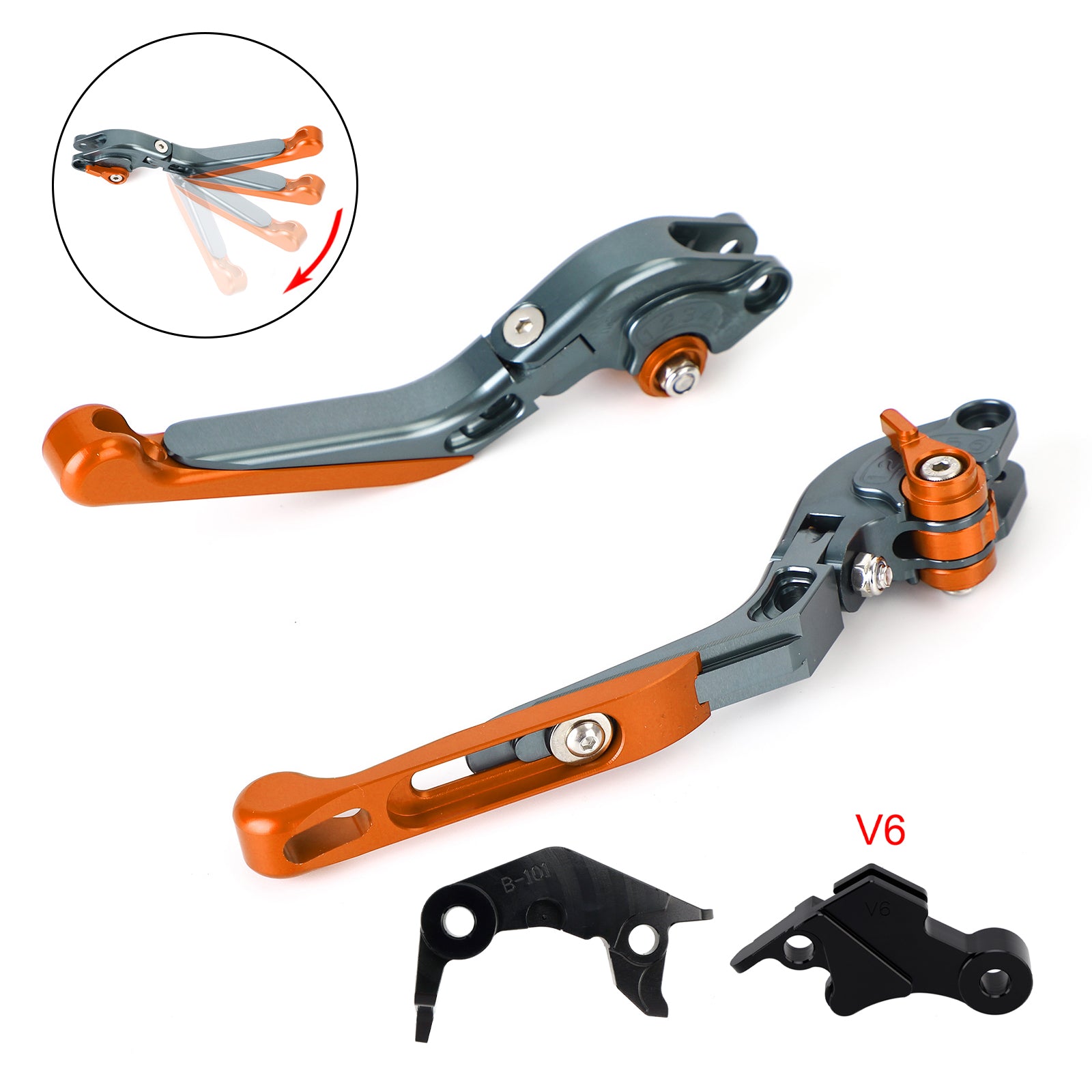Adjustable Clutch Brake Lever fit for YAMAHA XSR900 XSR900GP MT-09 2024-2025