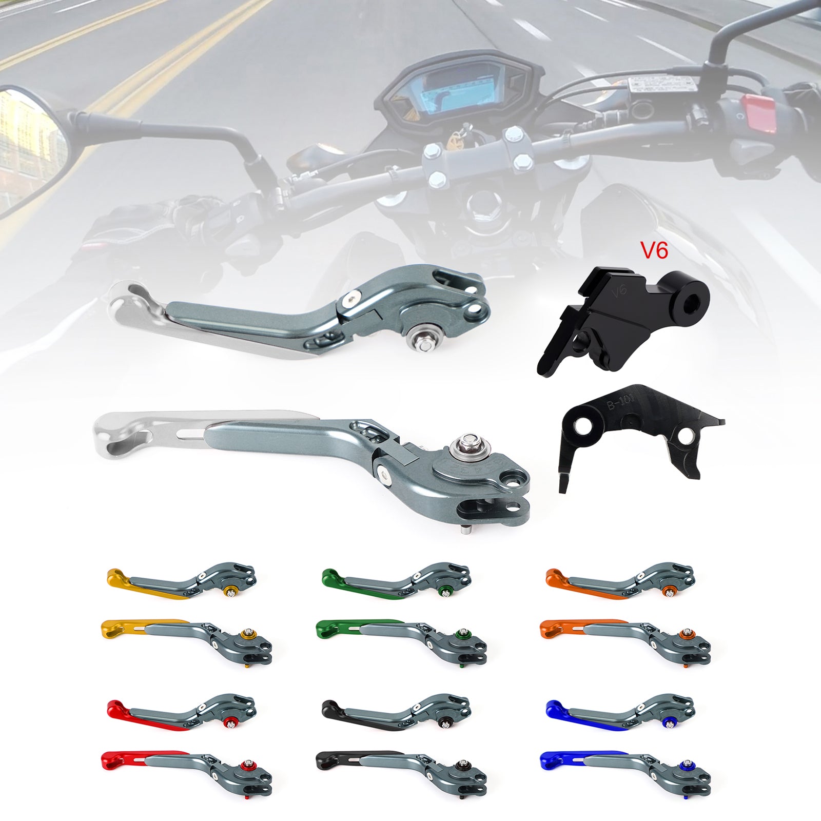 Adjustable Clutch Brake Lever fit for YAMAHA XSR900 XSR900GP MT-09 2024-2025