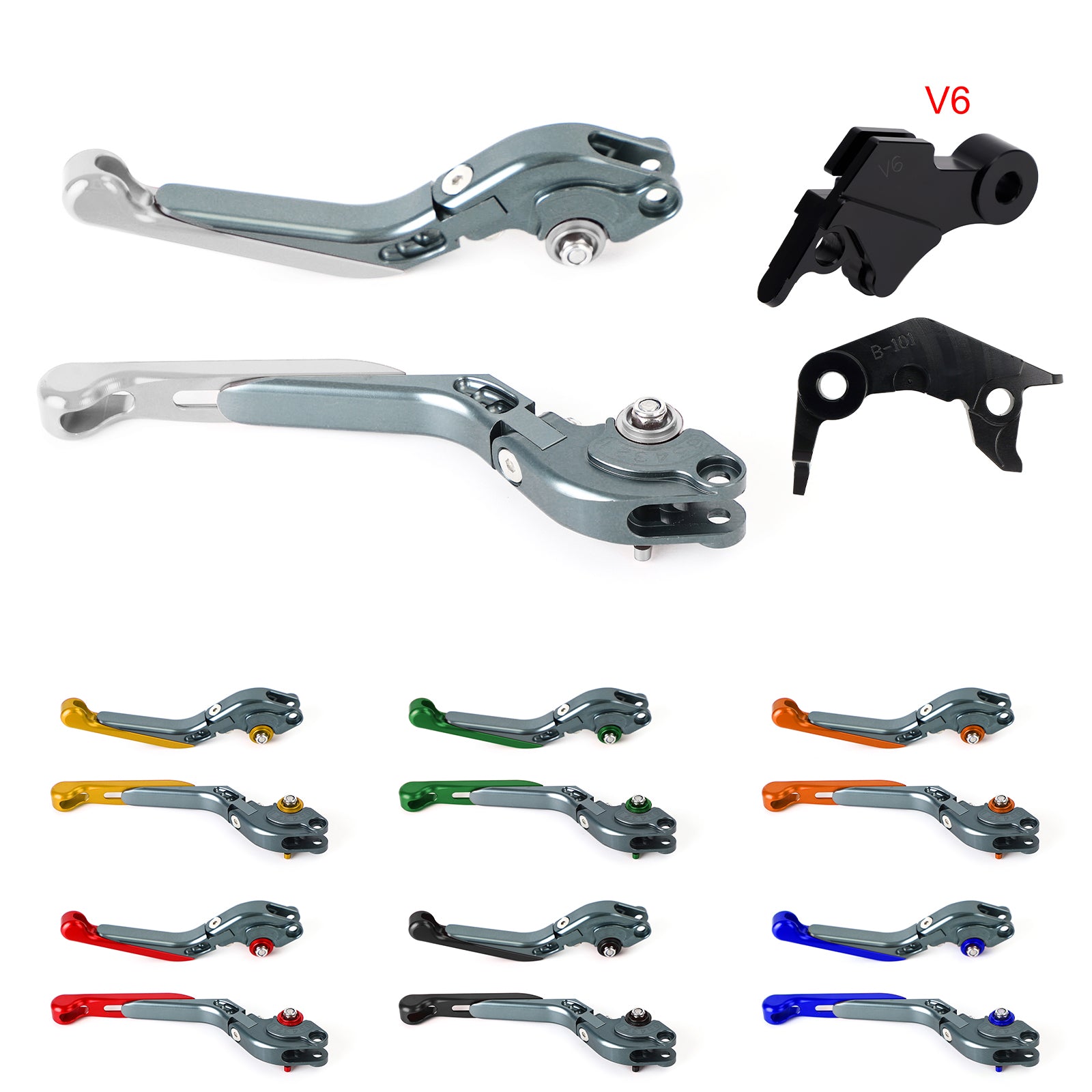 Adjustable Clutch Brake Lever fit for YAMAHA XSR900 XSR900GP MT-09 2024-2025