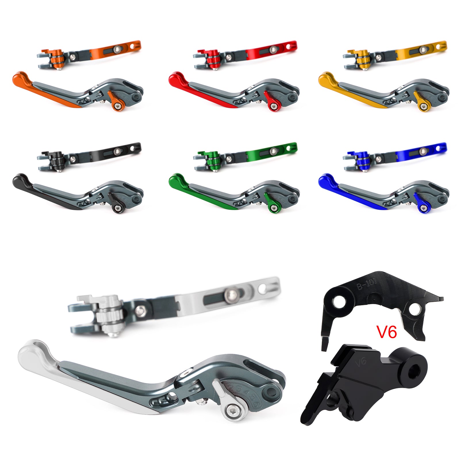 Adjustable Clutch Brake Lever fit for YAMAHA XSR900 XSR900GP MT-09 2024-2025
