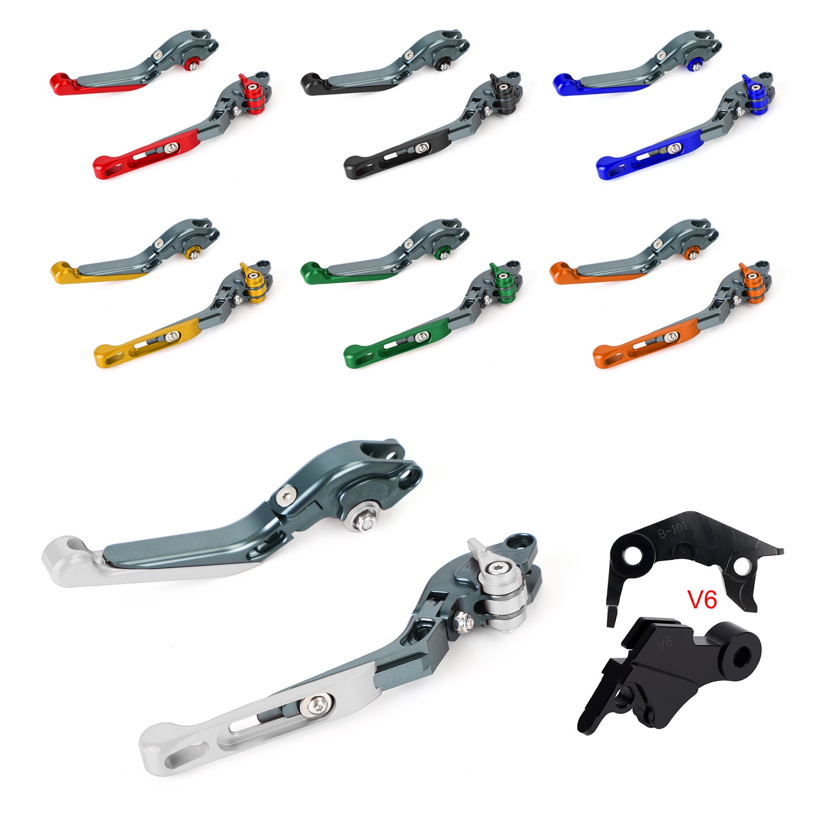 Adjustable Clutch Brake Lever fit for YAMAHA XSR900 XSR900GP MT-09 2024-2025
