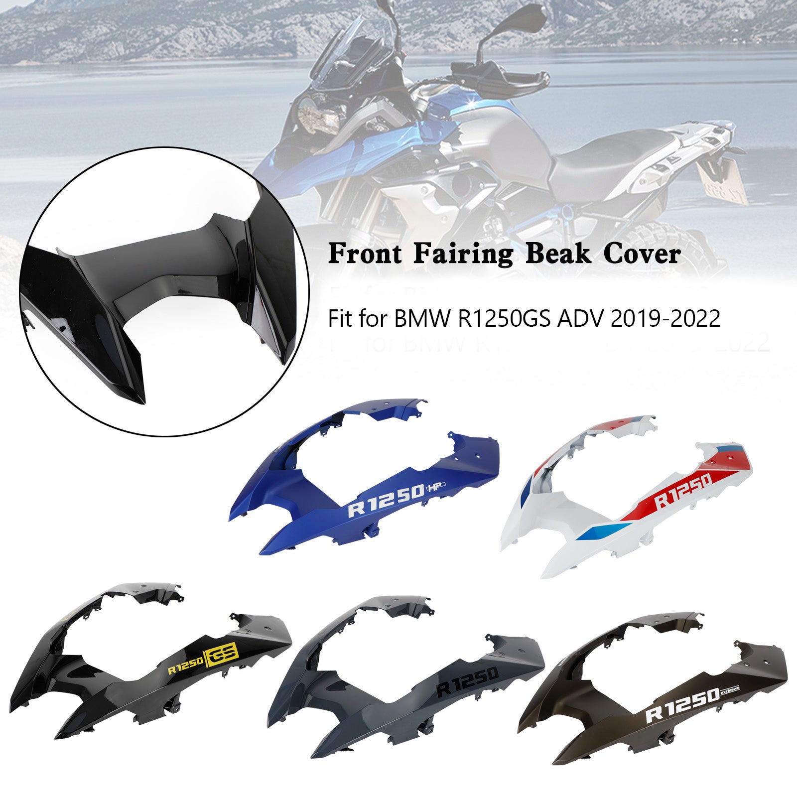 BMW R1250GS / ADV 2019-2022 Front Nose Fairing Beak Fender Cover