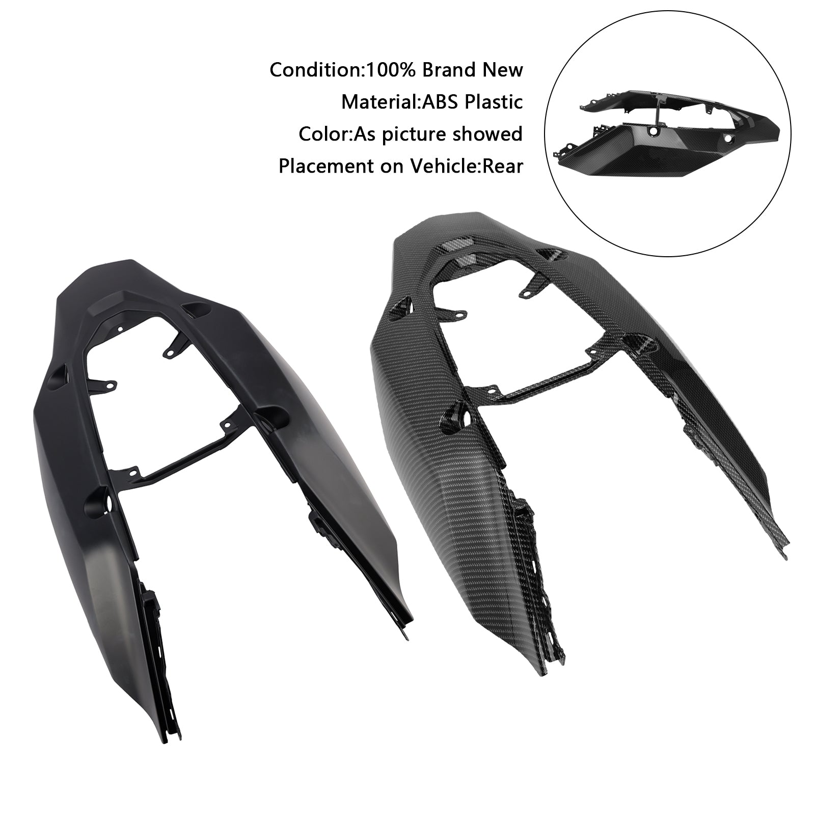 2019-2024 Yamaha Tenere 700 Fairing Tail Seat Unit Rear