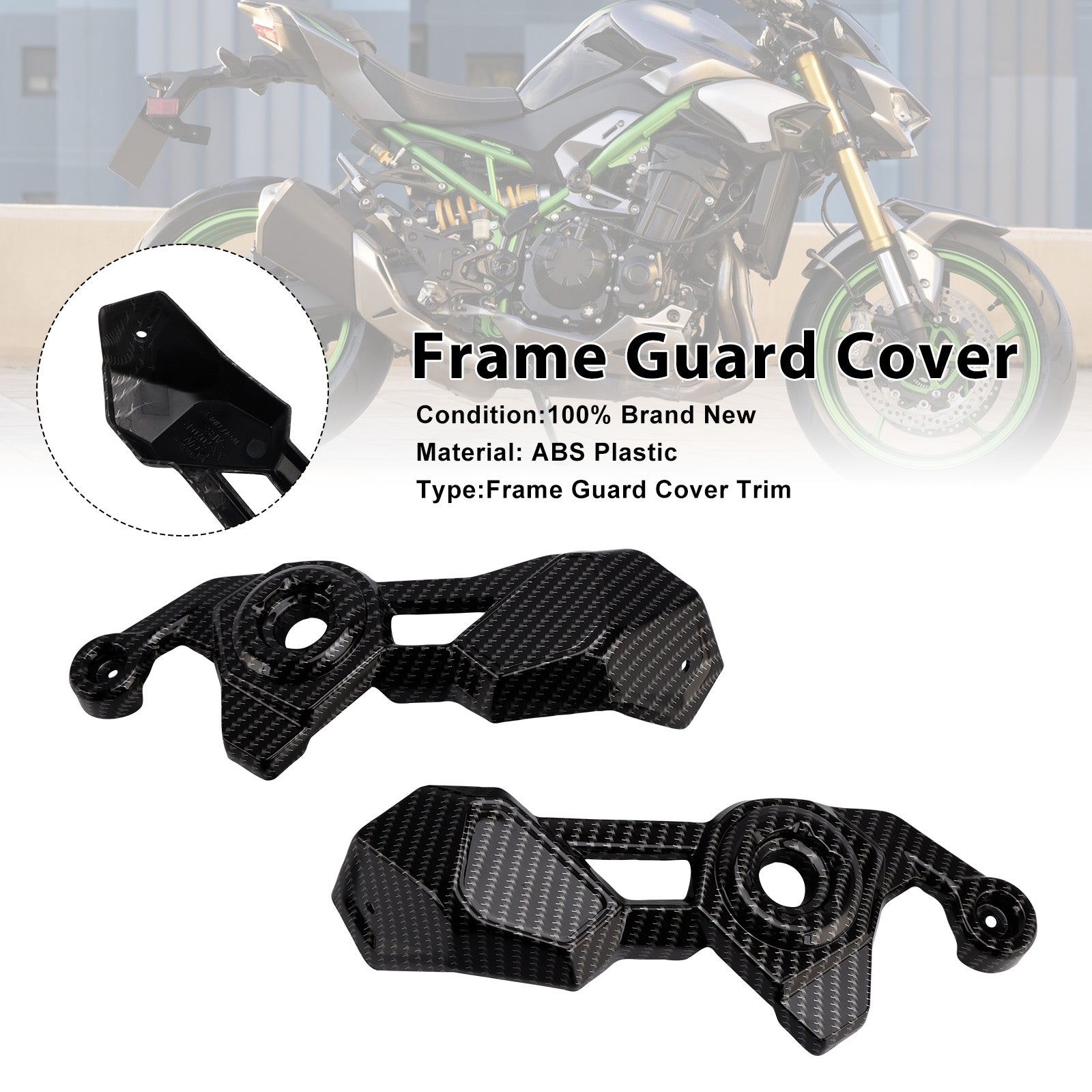 2025-2026 Kawasaki Z900 Frame Side Cover Panel Guard Fairing