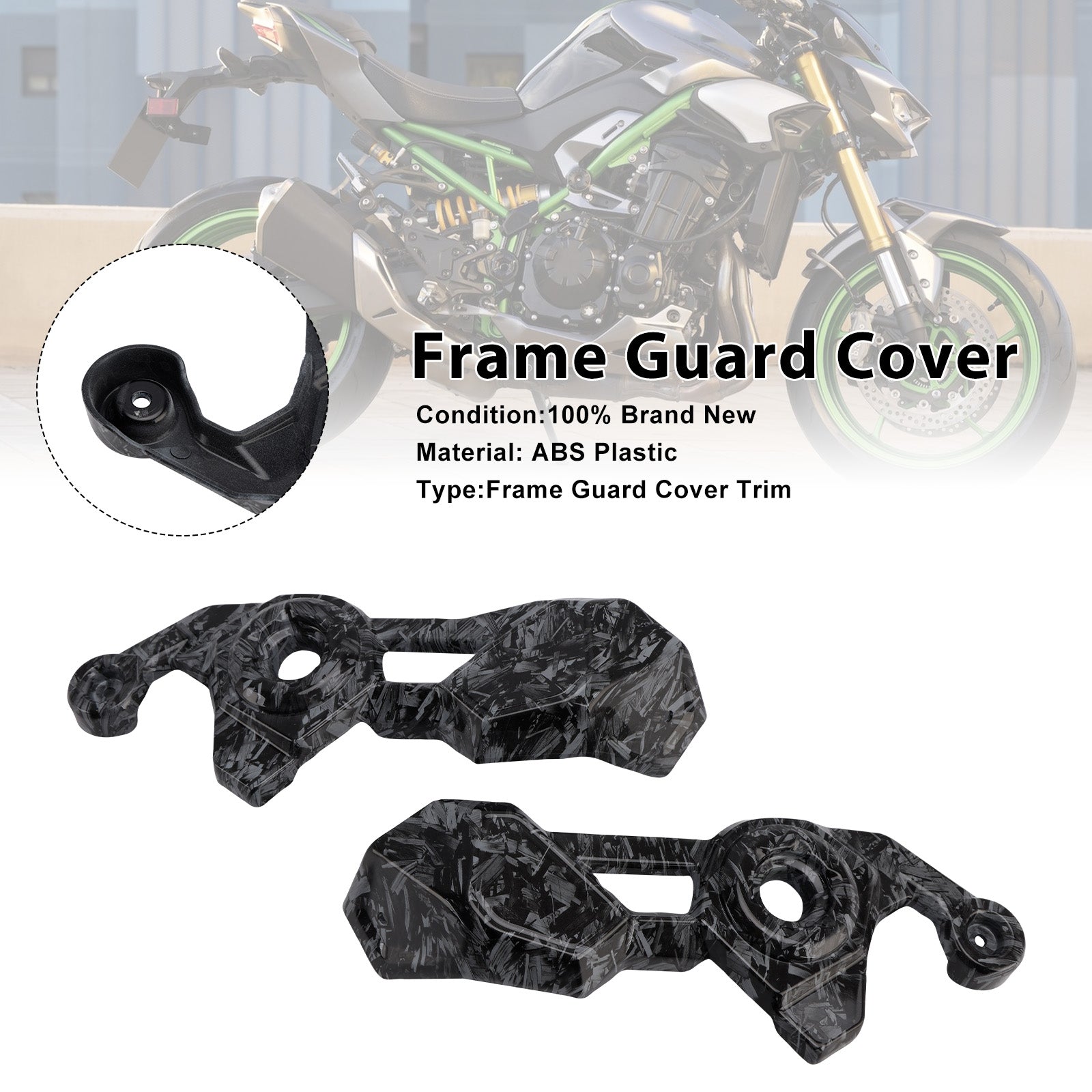2025-2026 Kawasaki Z900 Frame Side Cover Panel Guard Fairing