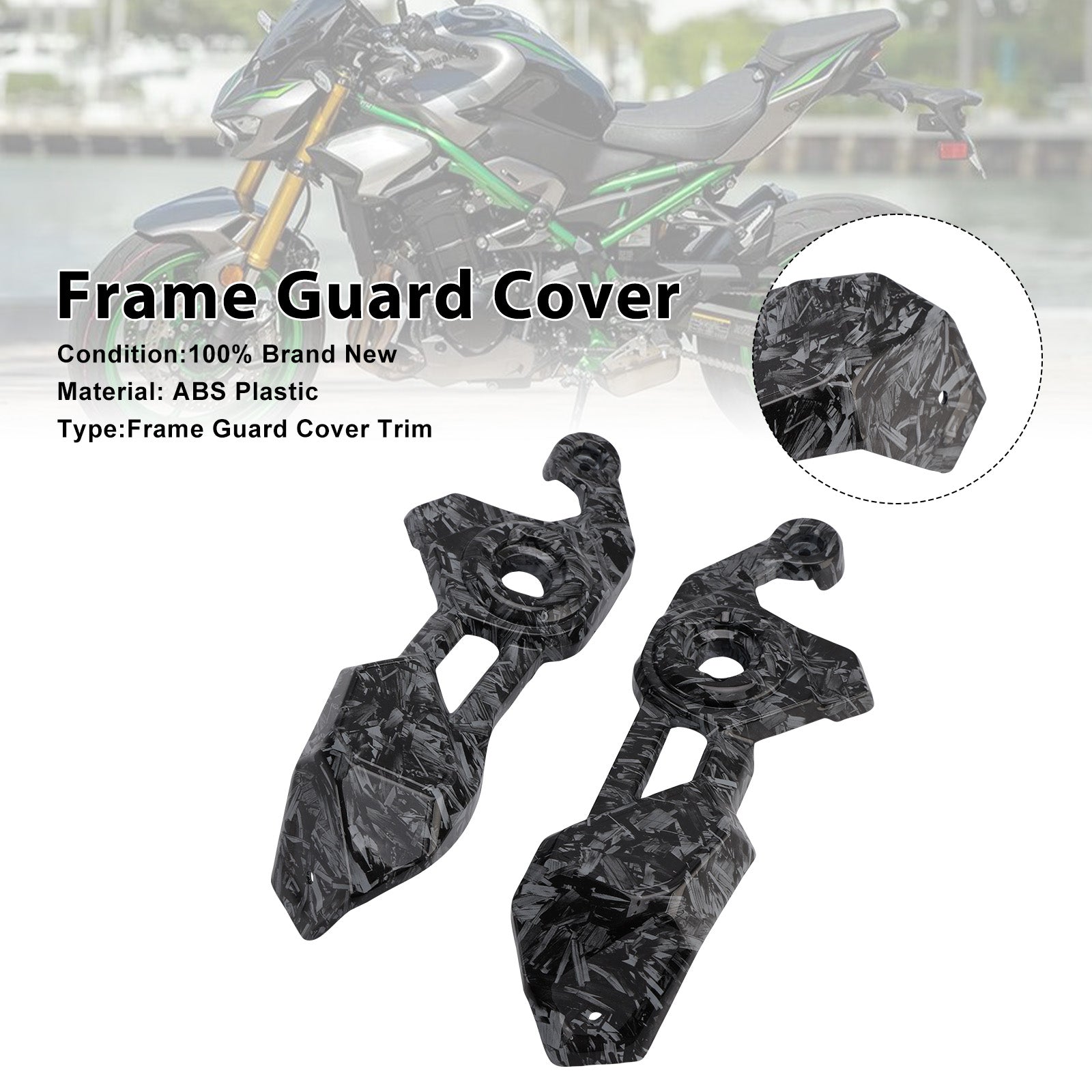 2025-2026 Kawasaki Z900 Frame Side Cover Panel Guard Fairing