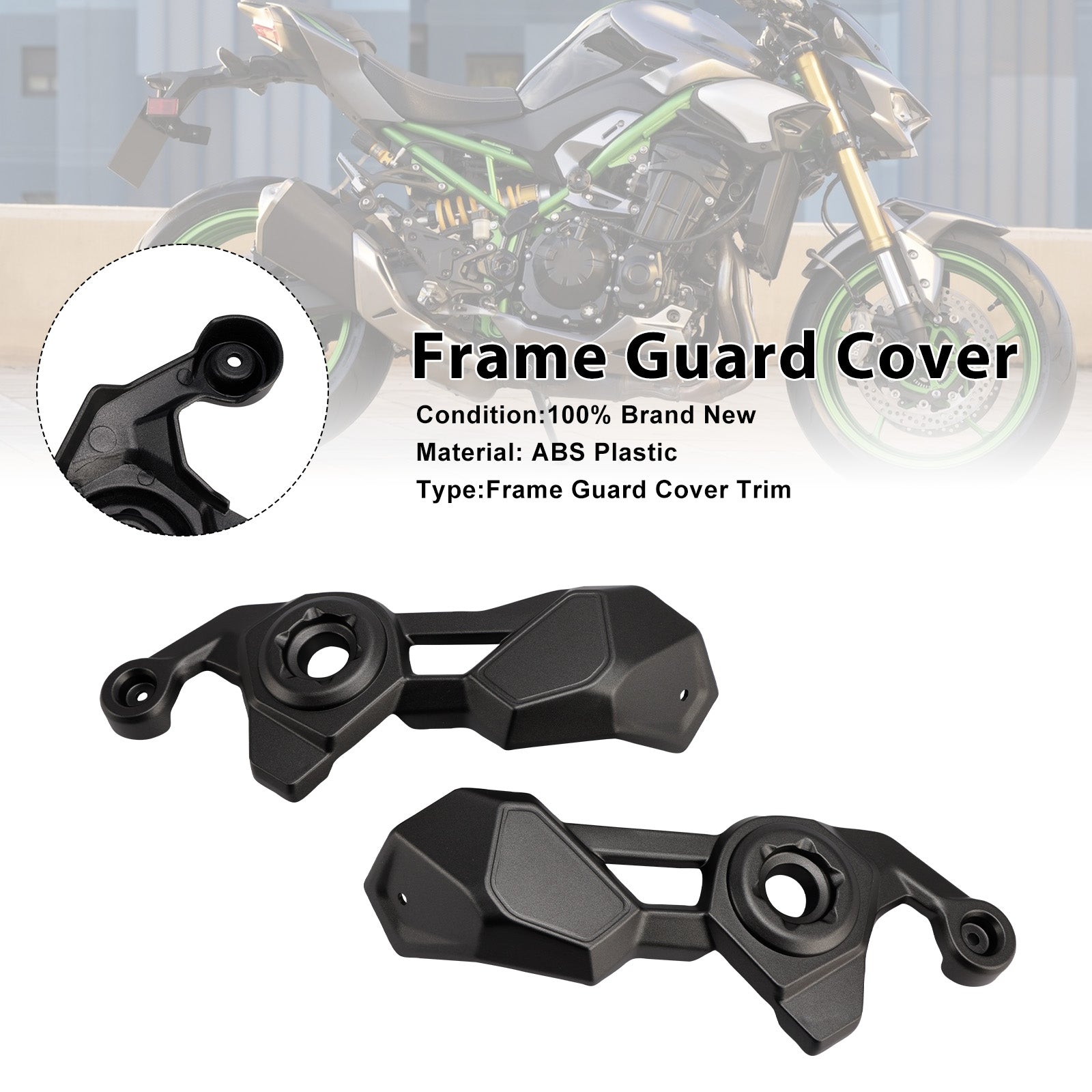2025-2026 Kawasaki Z900 Frame Side Cover Panel Guard Fairing