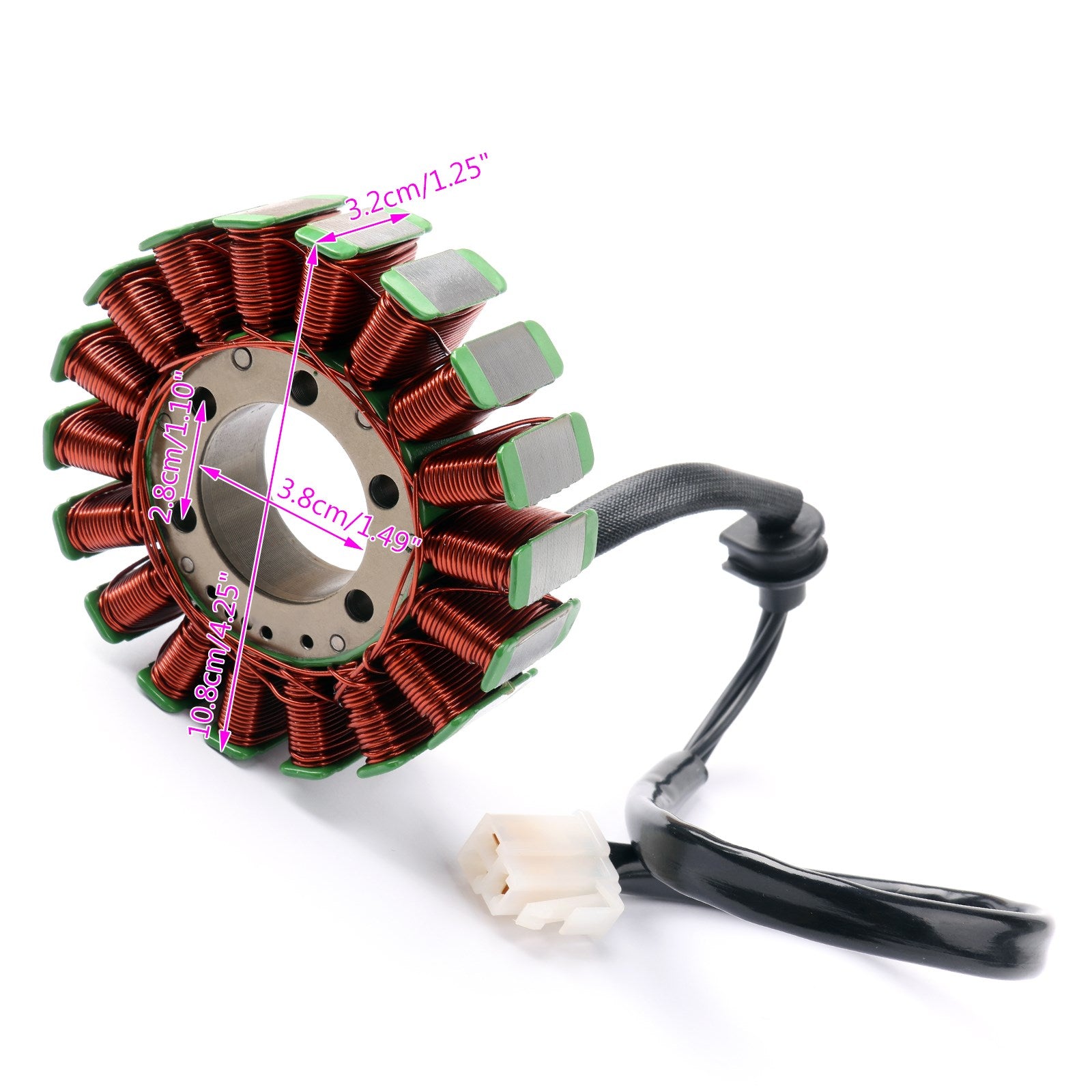 Generator Stator Coil för Suzuki GSR400 (06-10) GSR600 (06-10) GSR750 (11-14) Generic