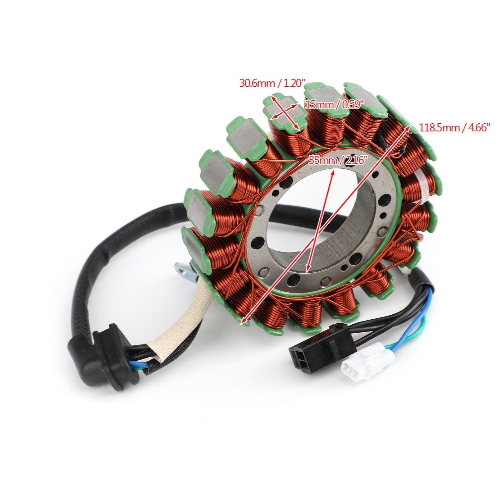 2007-2013 Tiger 1050 Magneto Coil Stator + 115mm Generator Stator + Voltage Regulator T1300111