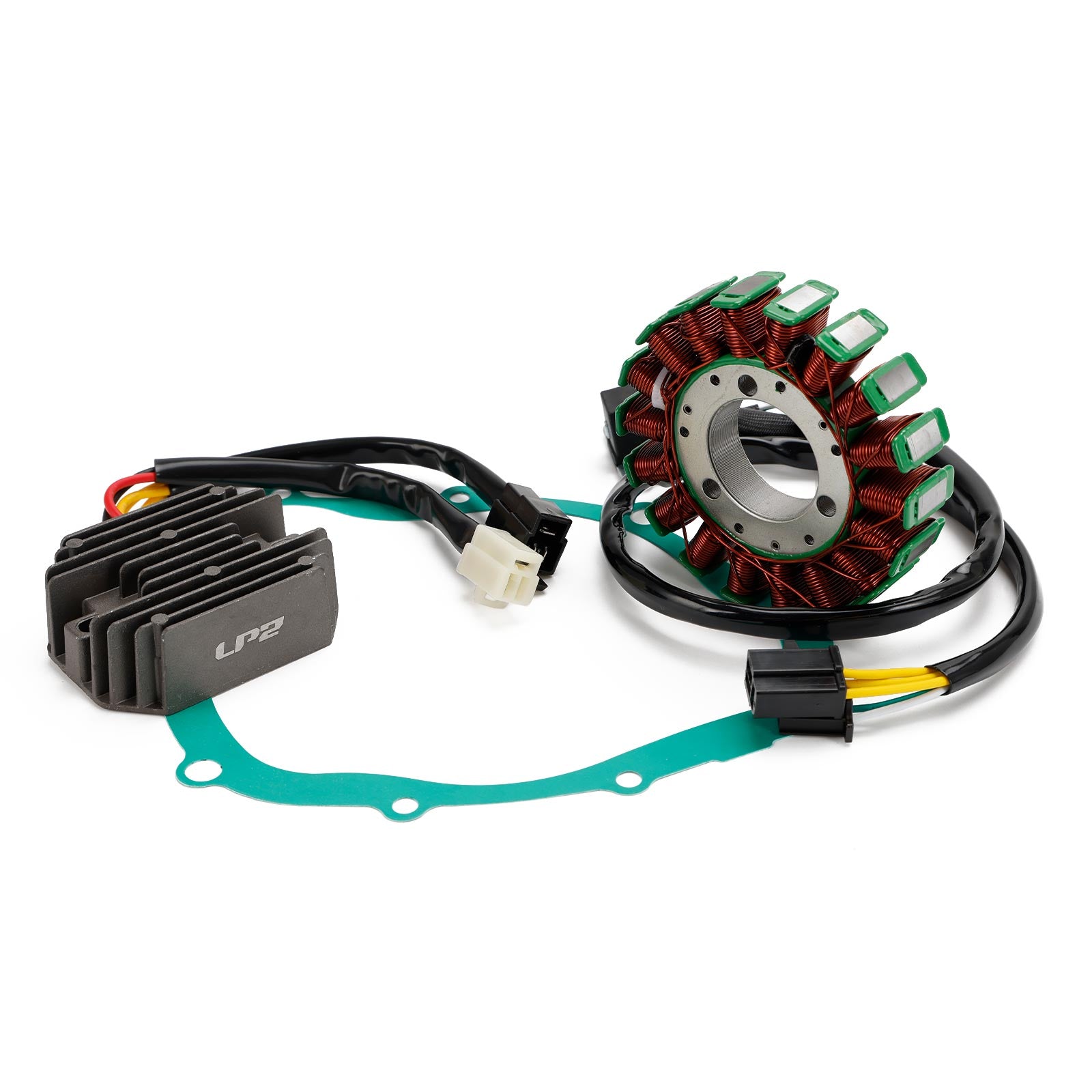 Magneto Coil Stator + Voltage Regulator + Gasket Assy Fit For Suzuki SV 400 650 SV650S 1999-2002