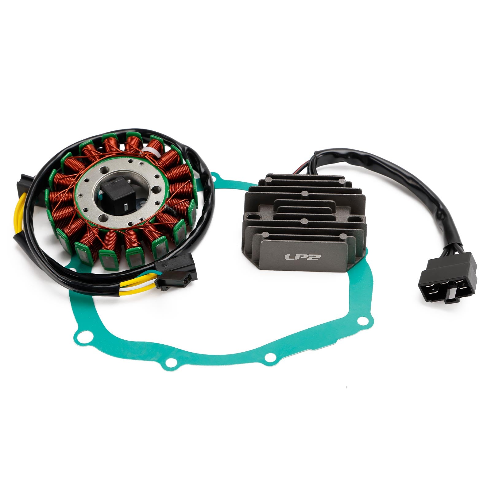 1999-2002 Suzuki SV 650 S Magneto-spoelstator + spanningsregelaar + pakking