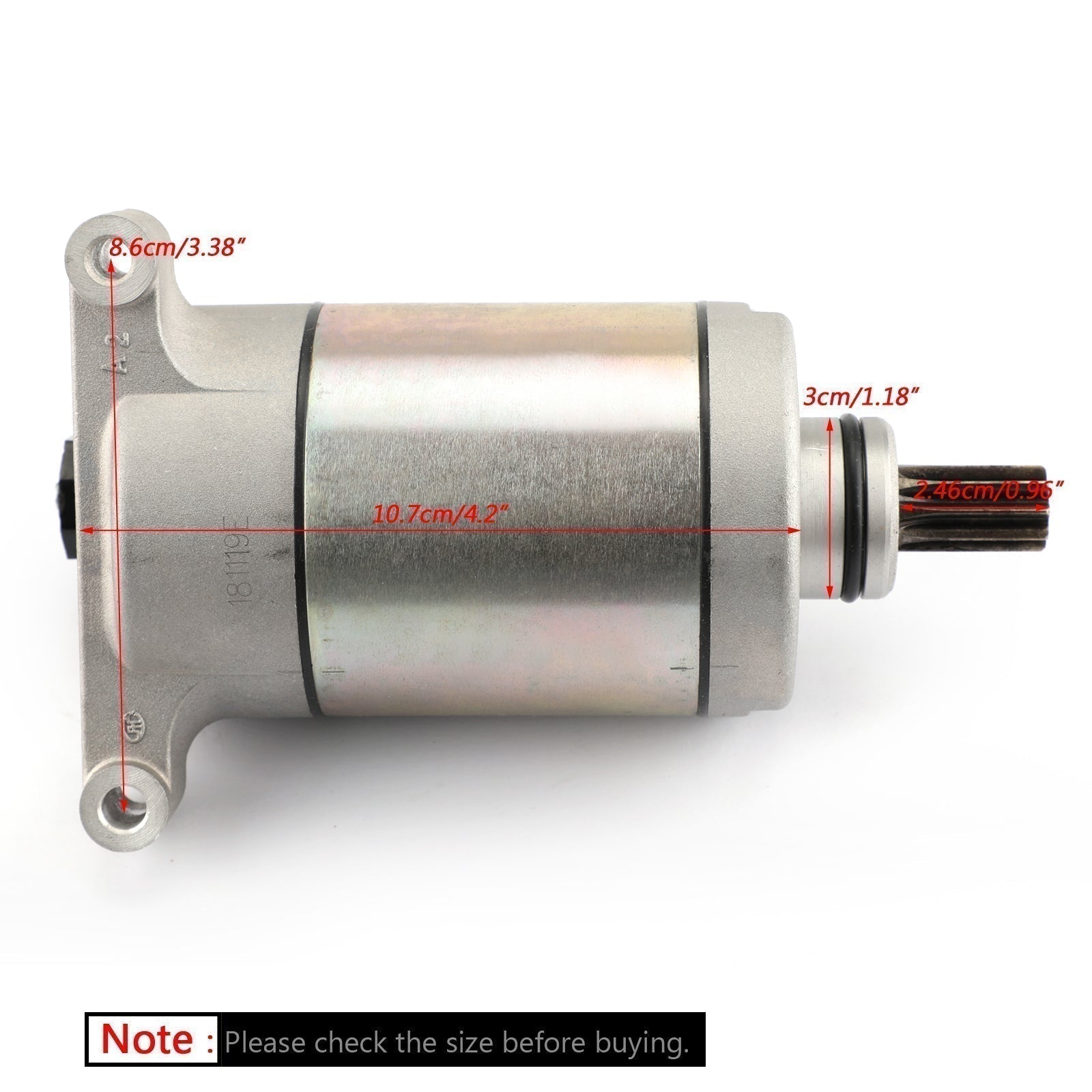 2009-2018 Yamaha YFM700FWAD Grizzly 700 EPS Special Edition Electric Starter Motor 28P-81890-007