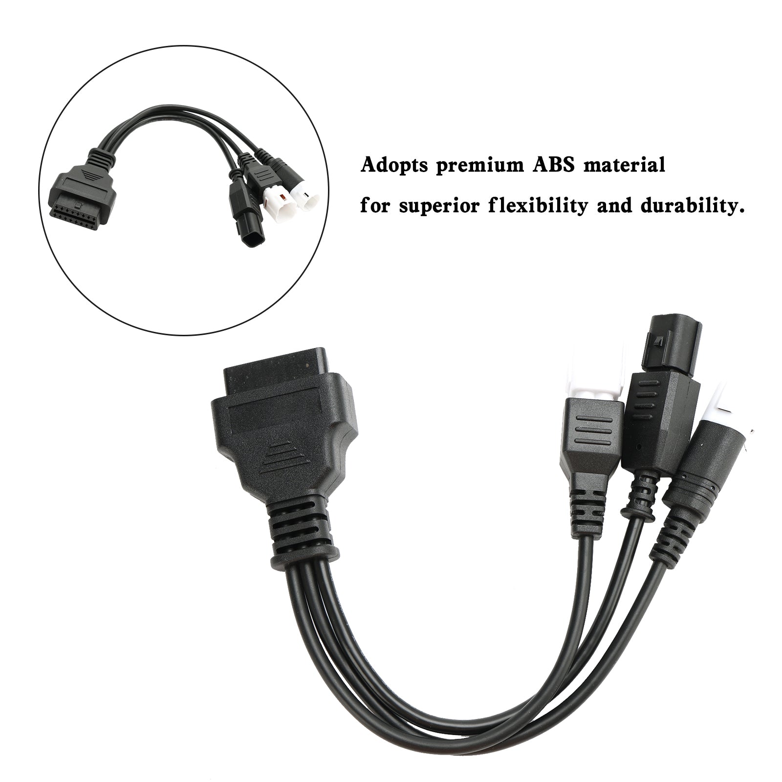 3 pin 4 pin 2in1 OBD2 Diagnostic Adapter Connector For Yamaha Motorcycle