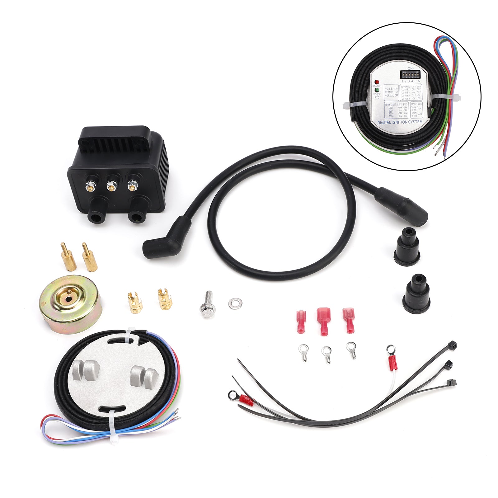 53-660 for Big Twin Models 1970-1999 Double Fire Electronic Ignition Kit