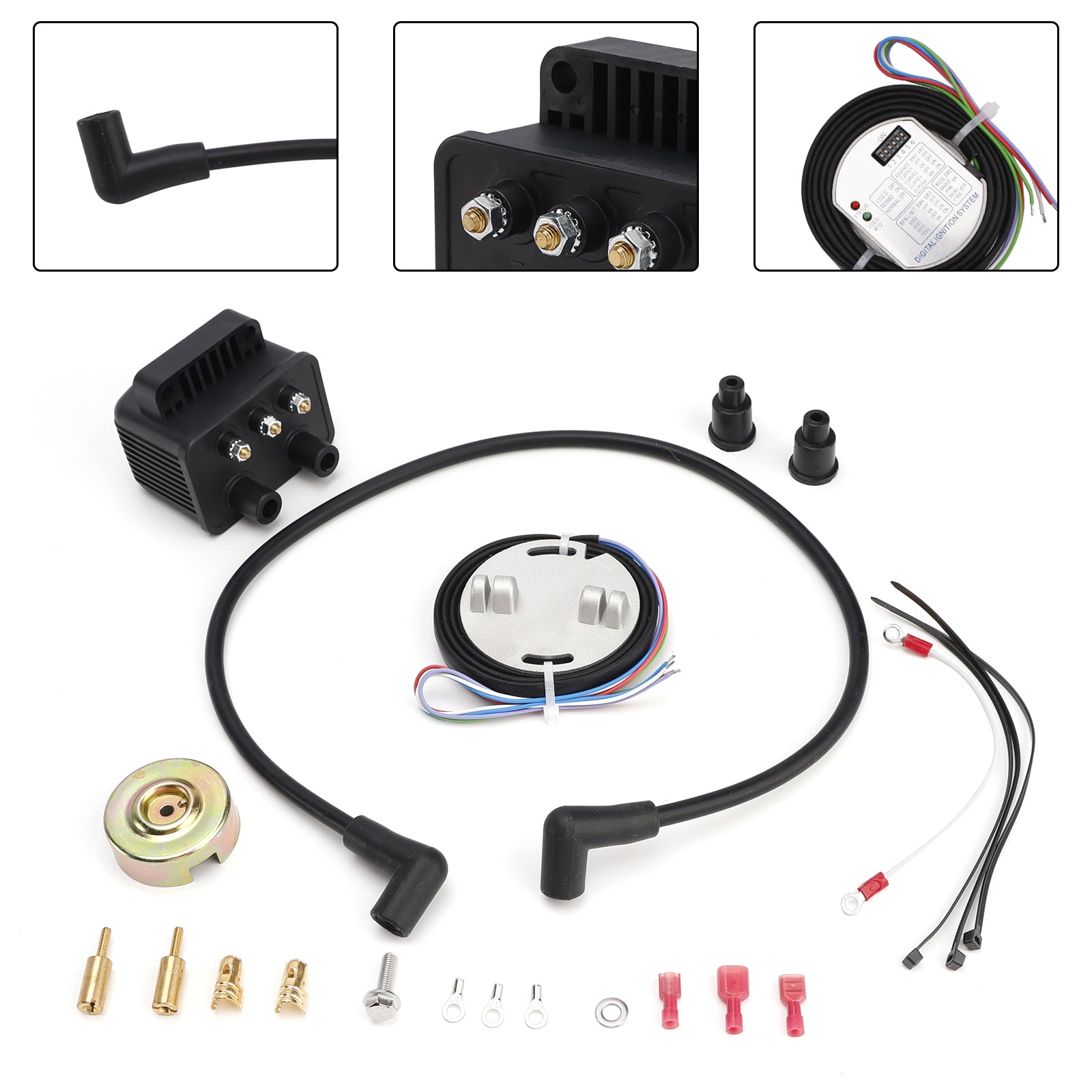 53-660 for Big Twin Models 1970-1999 Double Fire Electronic Ignition Kit