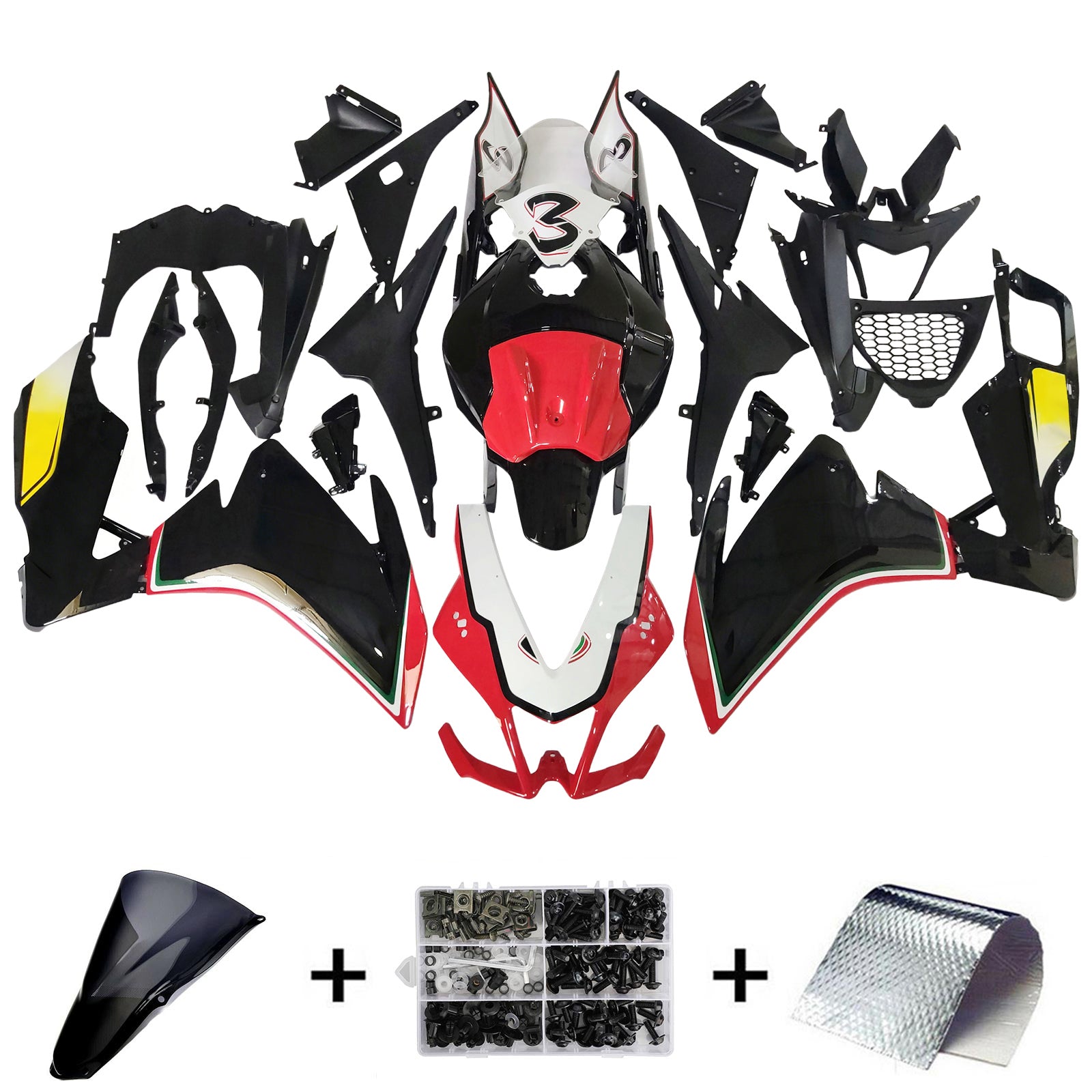 2012-2016 Aprilia RS4 125/50 AMOTOPT INFEÇÃO KIT BODYWORK #106