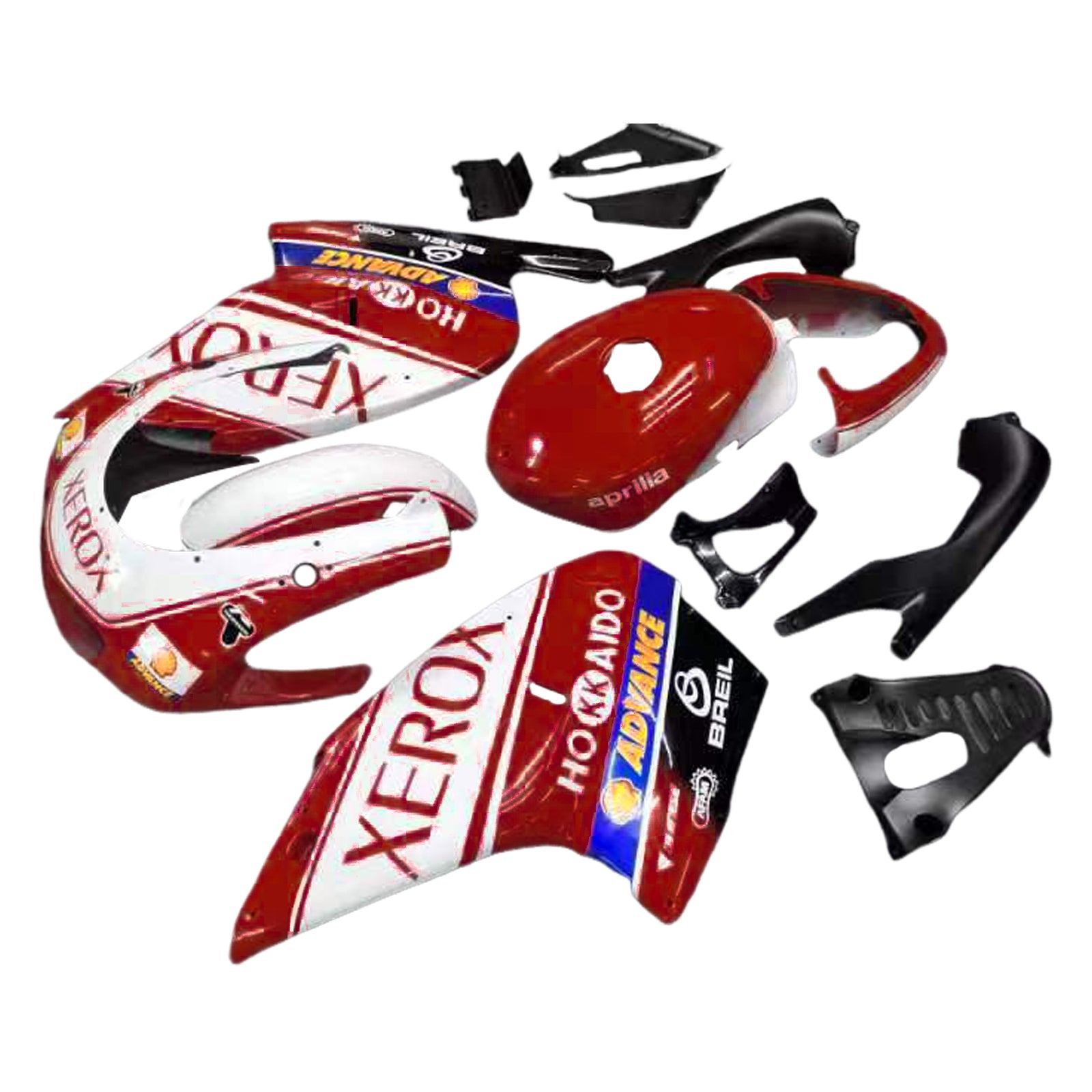 2000-2005 Aprilia RS125 Amotopart Kit de carenado de inyección Carrocería Plástico ABS # 109