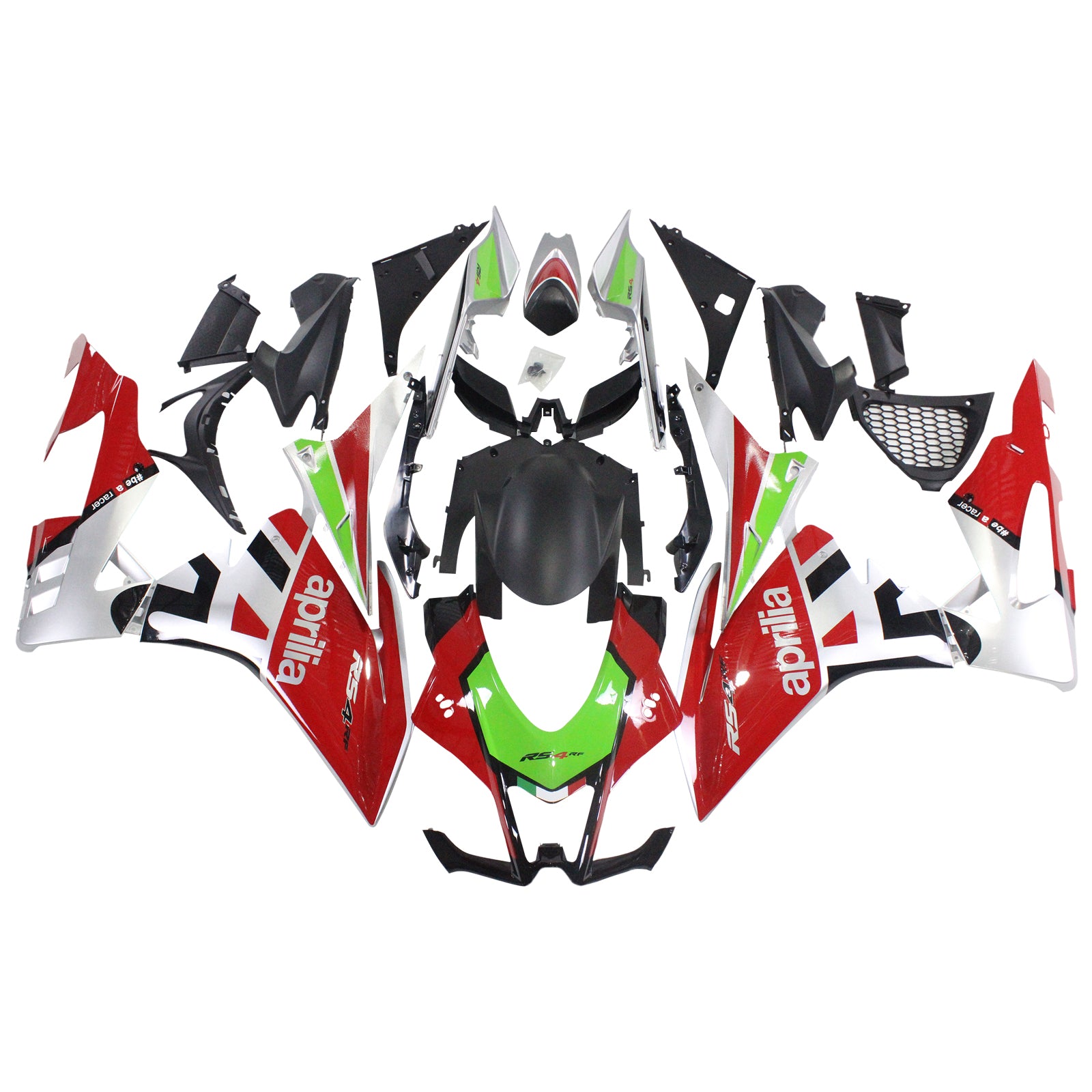 2016-2018 Aprilia RSV4 1000 Amotopart Kit de carénage d'injection carrosserie plastique #104