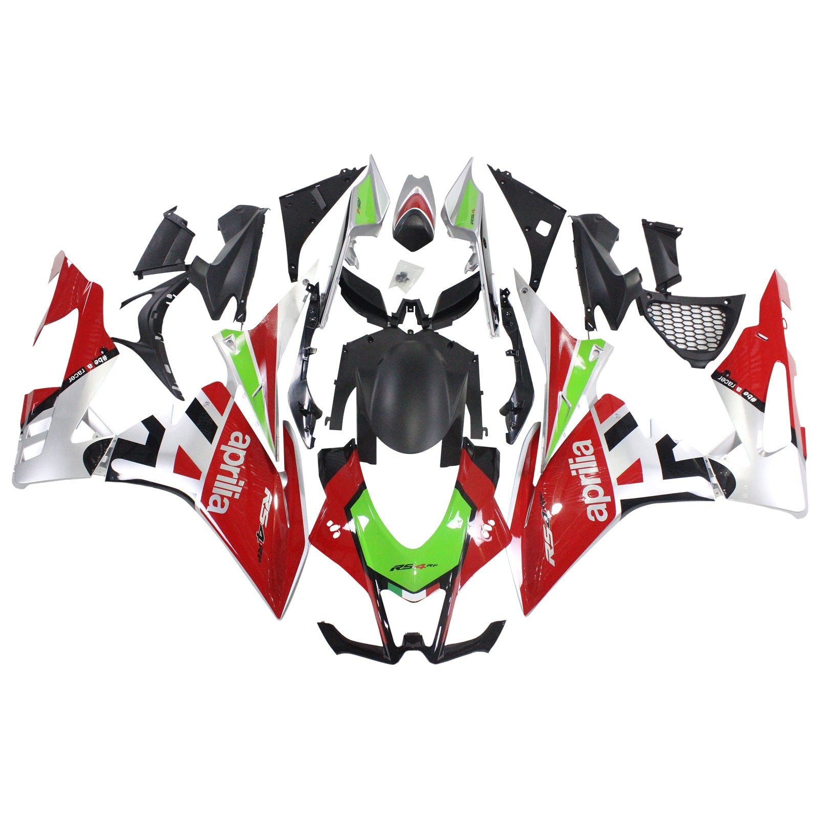 2016-2018 Aprilia RSV4 1000 Amotopart Injection Fairing Kit Bodywork Plastic # 104