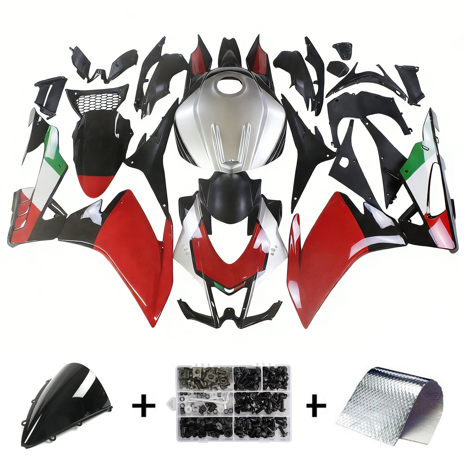 2016-2018 Aprilia RSV4 1000 Amotopart injectiekuipset carrosserie kunststof #105