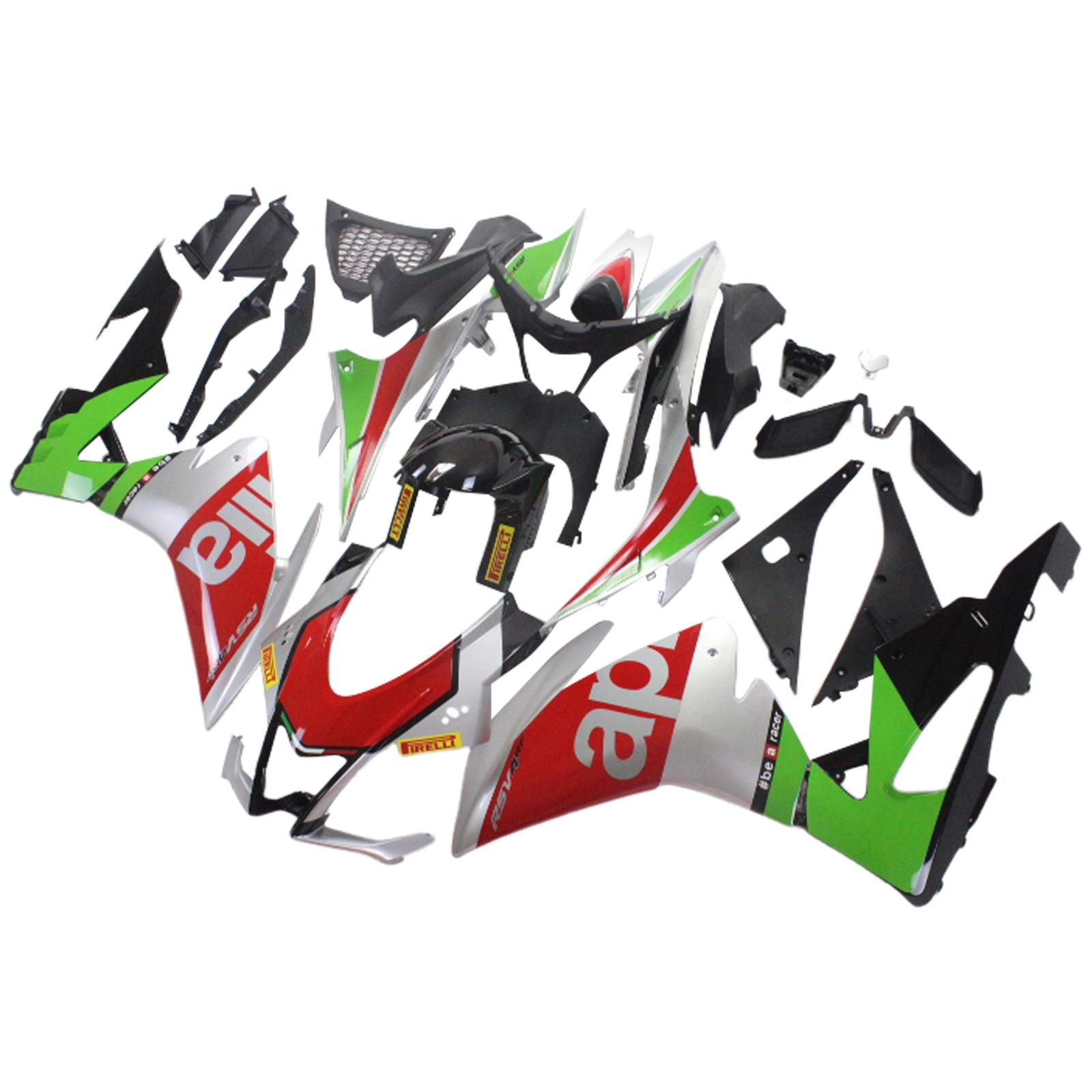 2016-2018 Aprilia RSV4 1000 Amotopart Injection Fairing Kit Bodywork Plastic #107