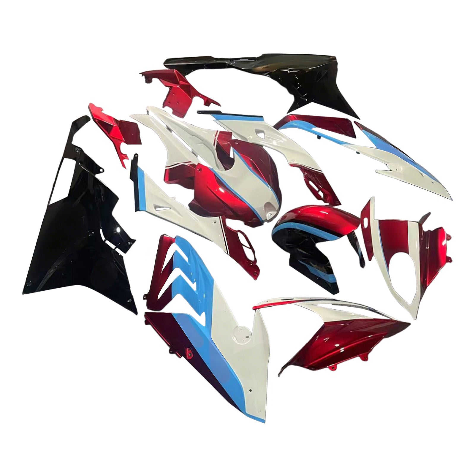 2015-2016 BMW S1000RR Kit Carénage Carrosserie Plastique ABS