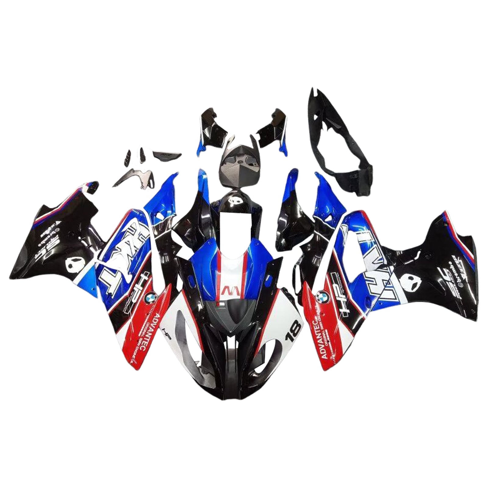 2017-2018 BMW S1000RR Fairing Kit Bodywork Plastic ABS