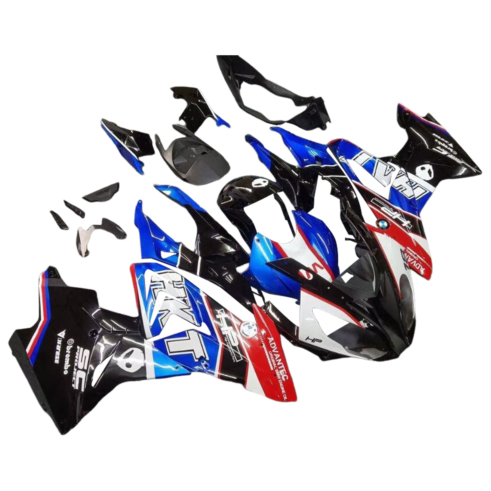 2017-2018 BMW S1000RR Kit Carénage Carrosserie Plastique ABS