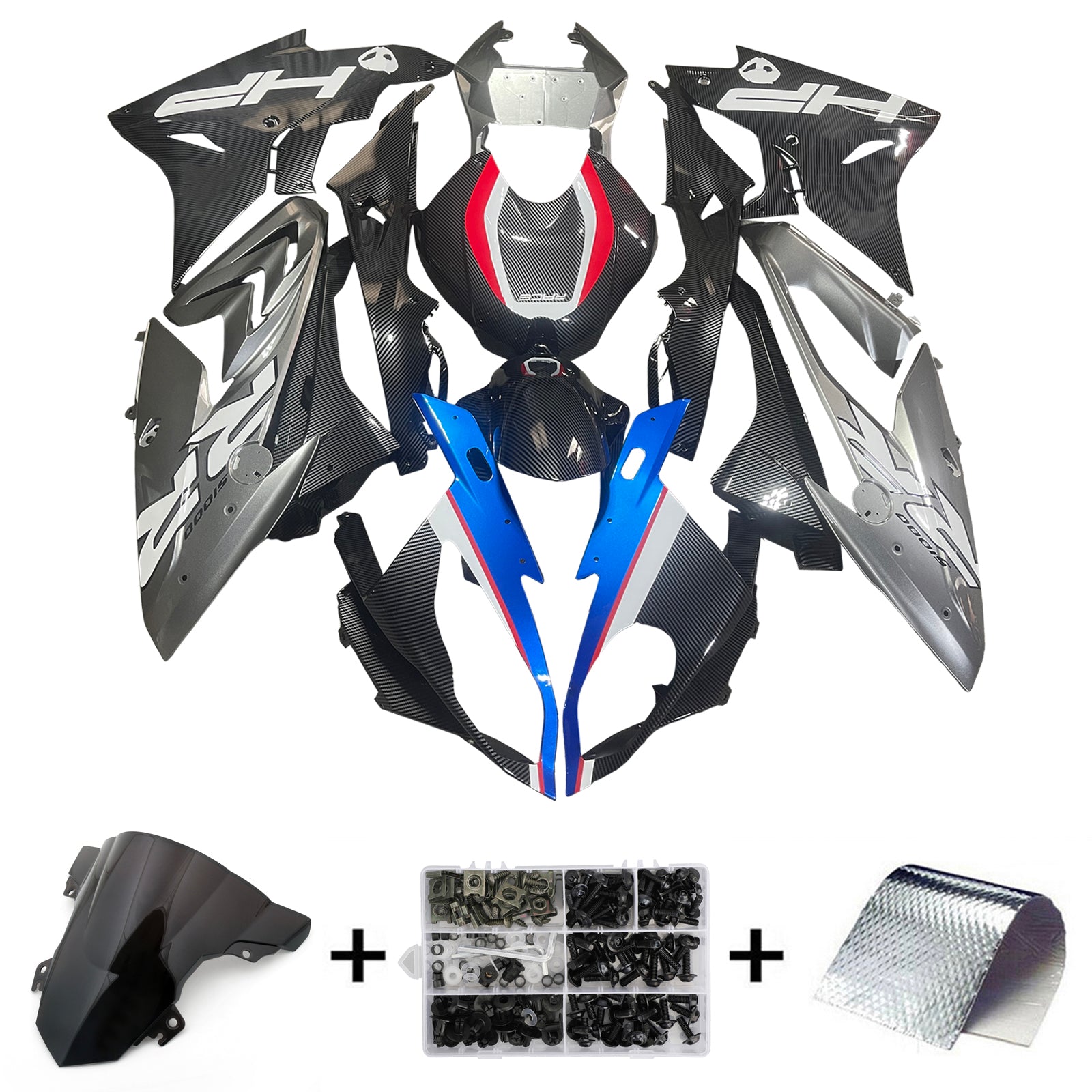 2017-2018 BMW S1000RR Injection Fairing Kit Bodywork Plastic ABS