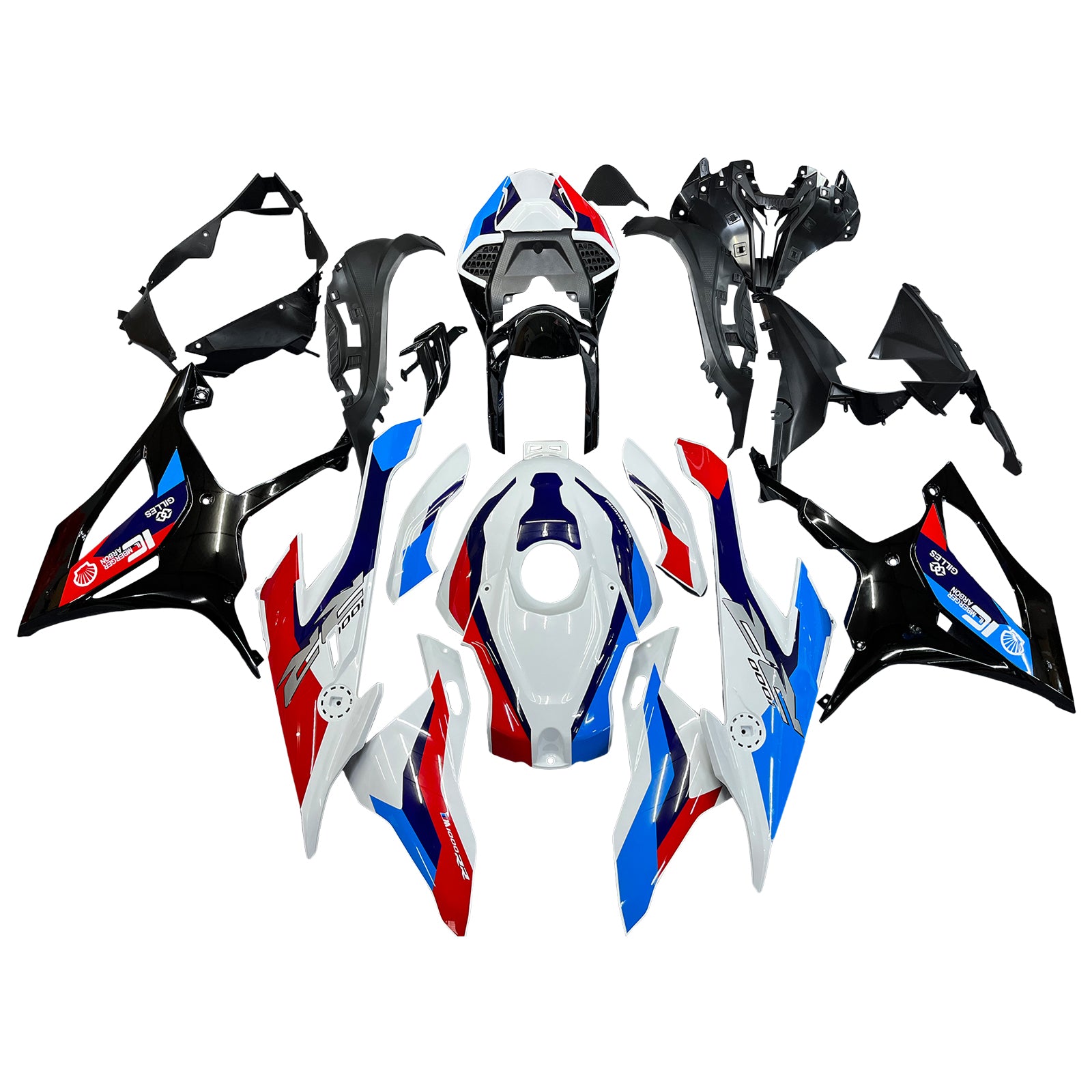 2019-2022 BMW S1000RR Amotopart Injection Fairing Kit Bodywork Plastic ABS #119