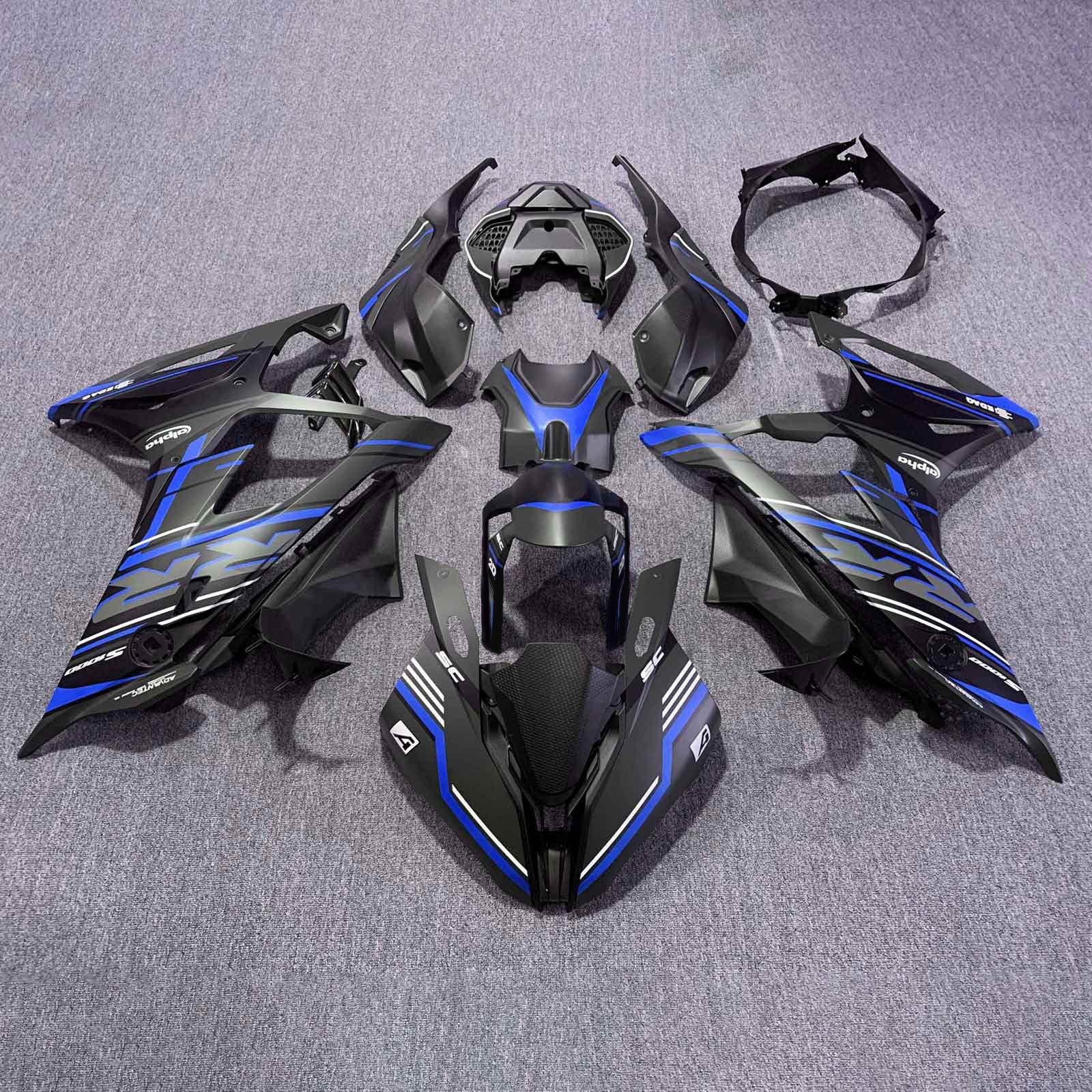 2019-2022 BMW S1000RR Amotopart Injection Fairing Kit Bodywork Plastic ABS #125