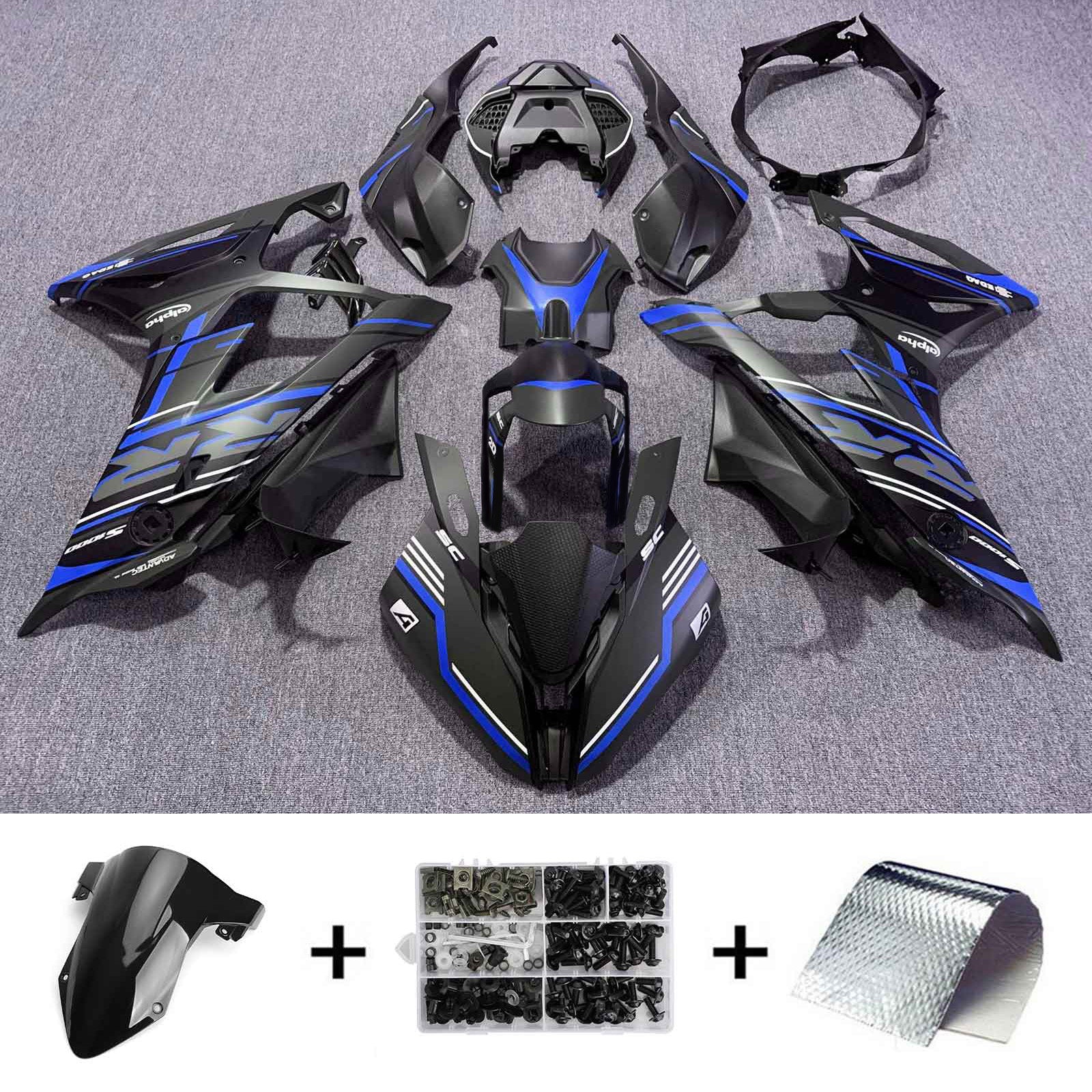 2019-2022 BMW S1000RR Amotopart Injection Fairing Kit Bodywork Plastic ABS #125