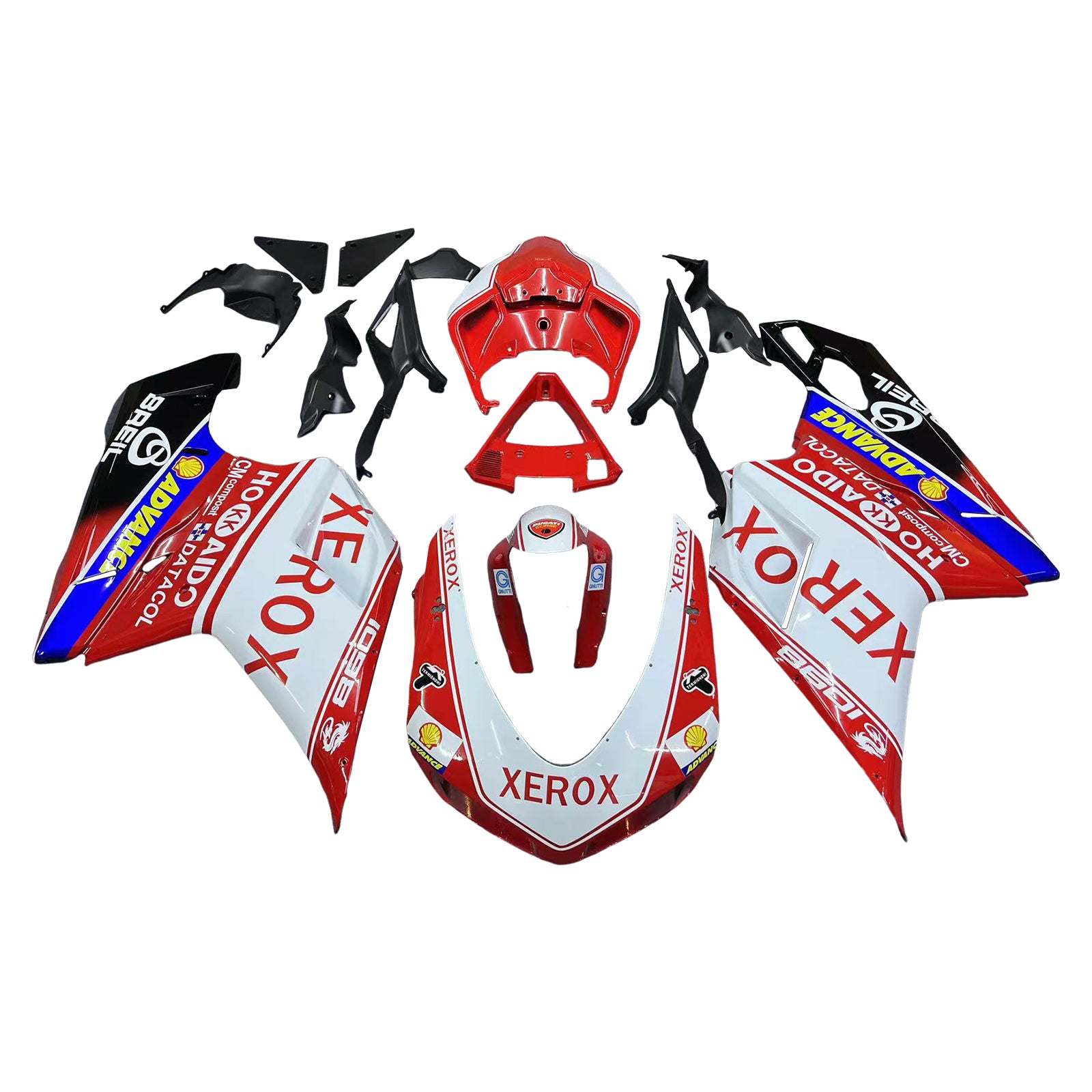 2007-2012 Ducati 1098/1198/848 Carrosseriekuip ABS Spuitgietmatrijs 9# Generiek