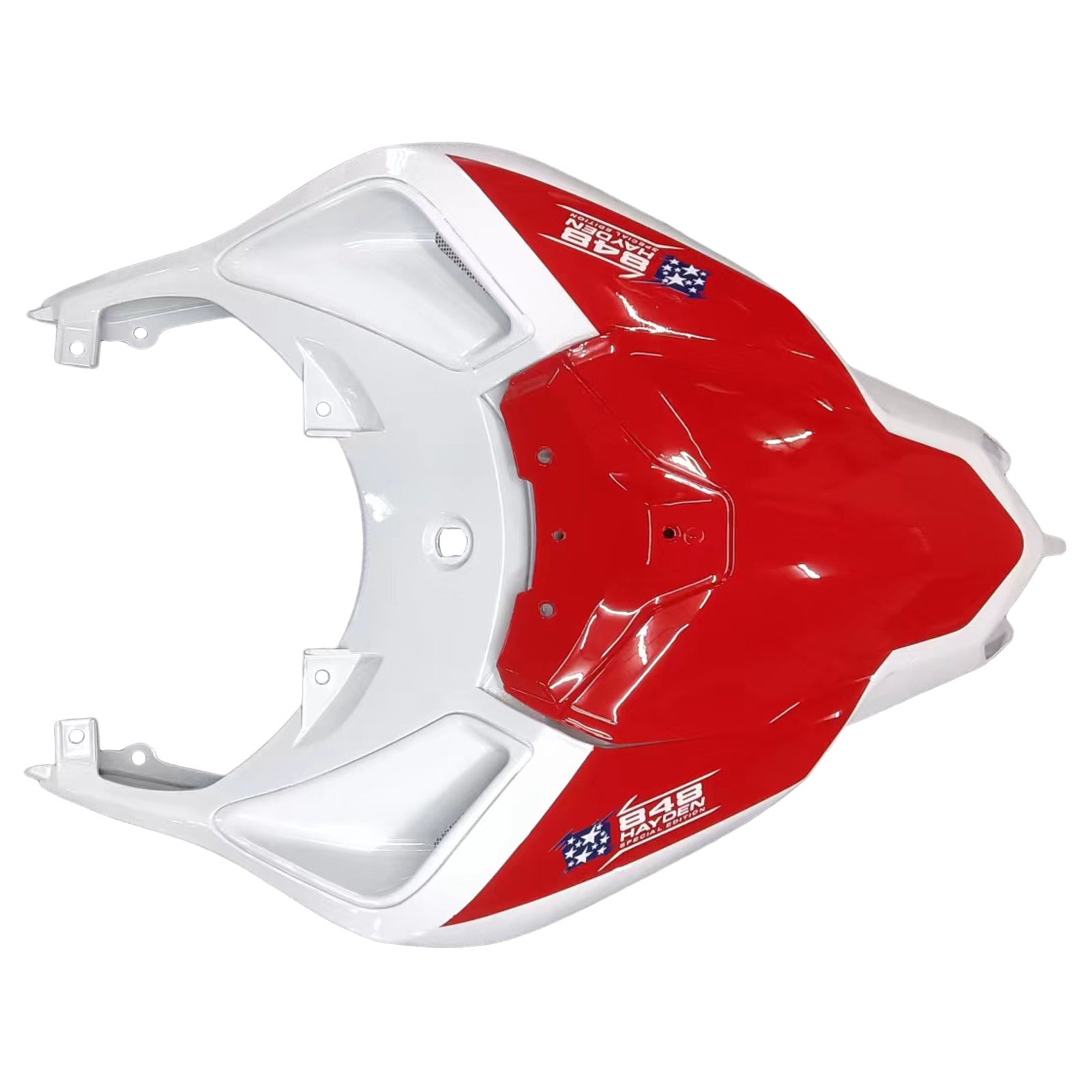 2007-2012 Ducati 1098/1198/848 Red Black Bodywork Fairing ABS Injection Mold 15# Generic