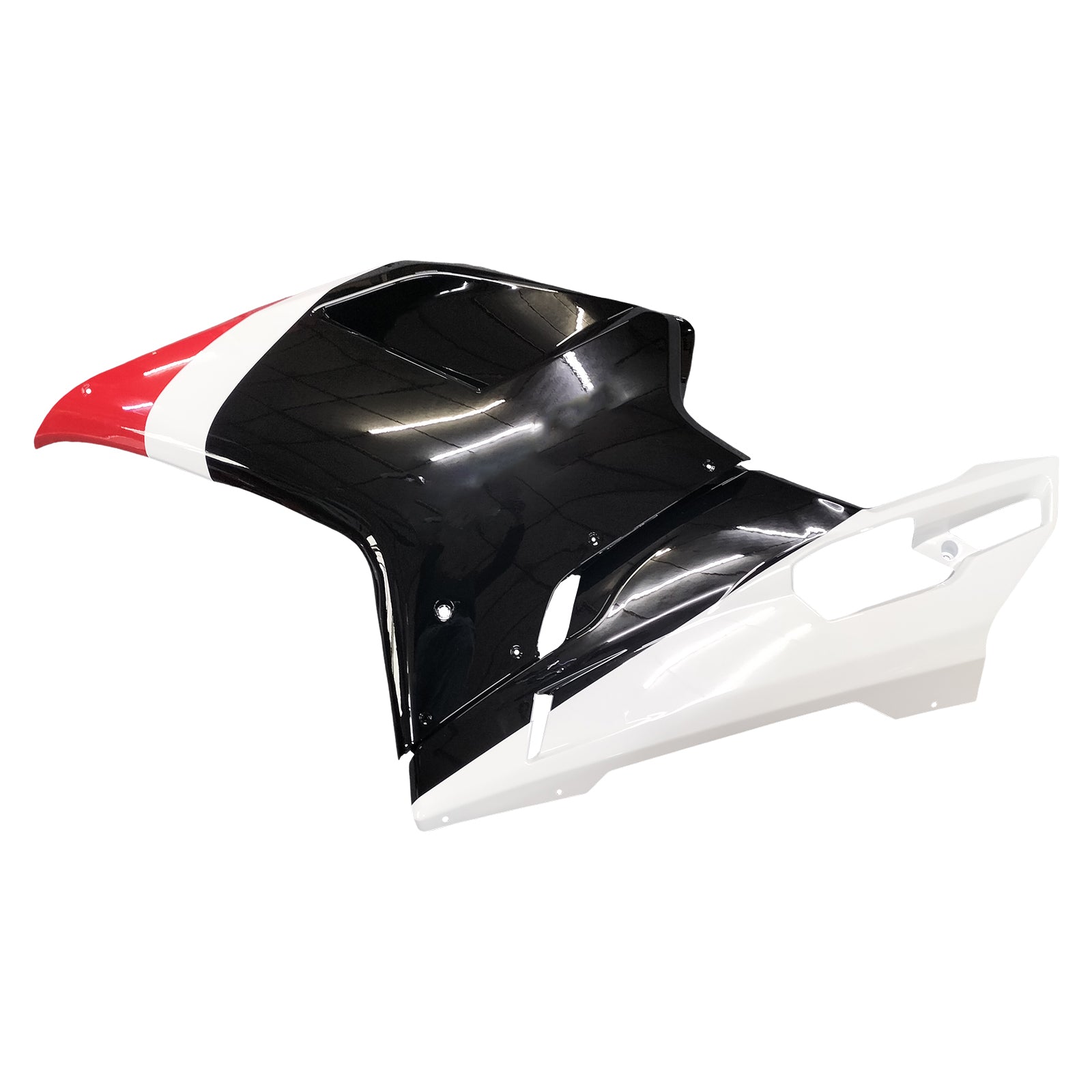 2007-2012 Ducati 1098/1198/848 Rood Zwart Carrosseriekuip ABS Spuitgietmatrijs 16 # Generiek