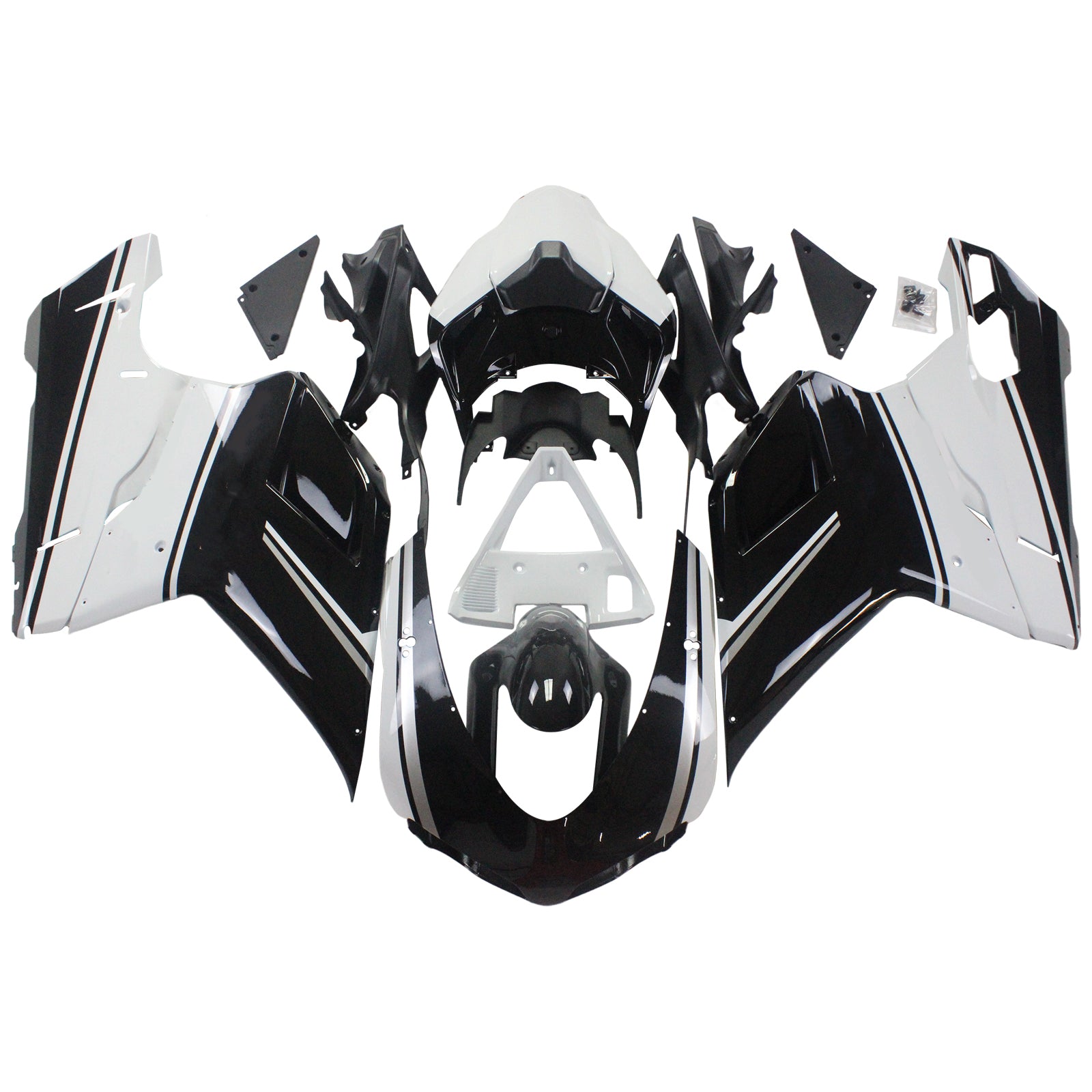 2007-2011 Ducati 1098 1198 848 ABS FAIRING KIT BODYWORK #102