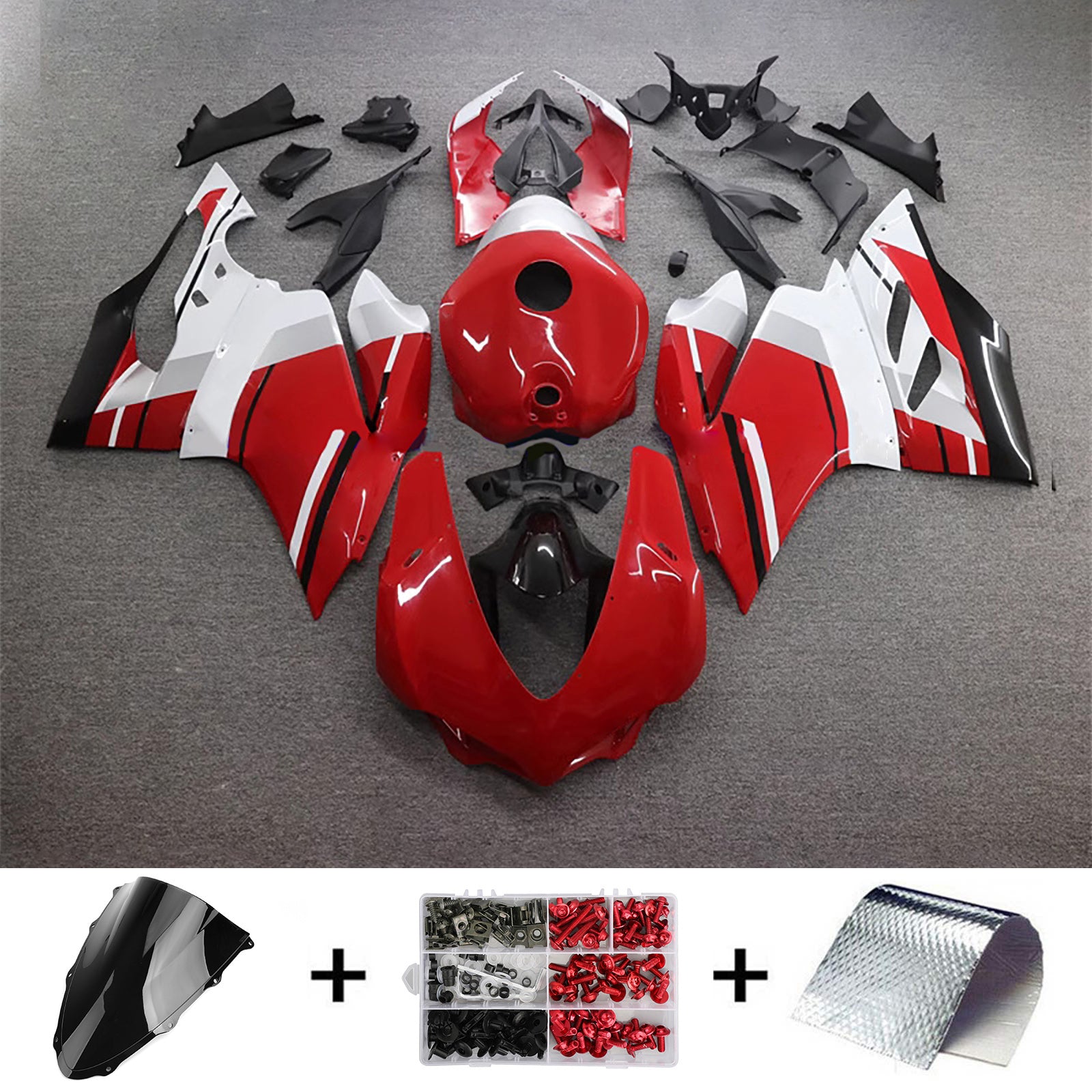 2015-2020 Ducati 1299 Injection Fairing Kit Karosseri Plast ABS