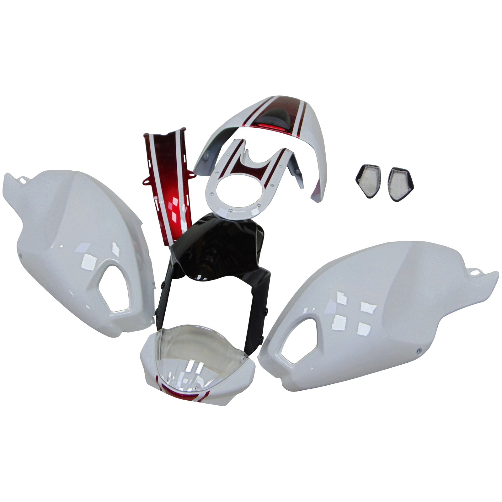 Toutes les années Ducati Monster 696 796 1100 S EVO Kit de carénage carrosserie