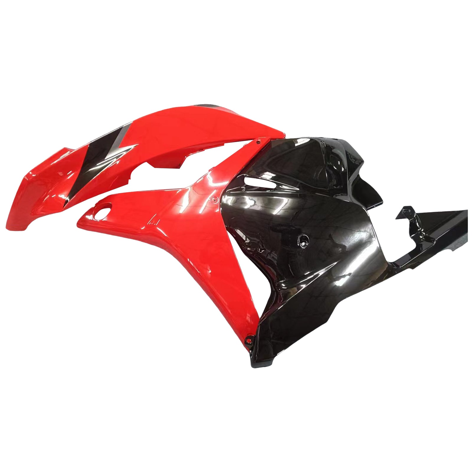 Kit de carénage rouge et noir Honda CBR600RR 2009-2012