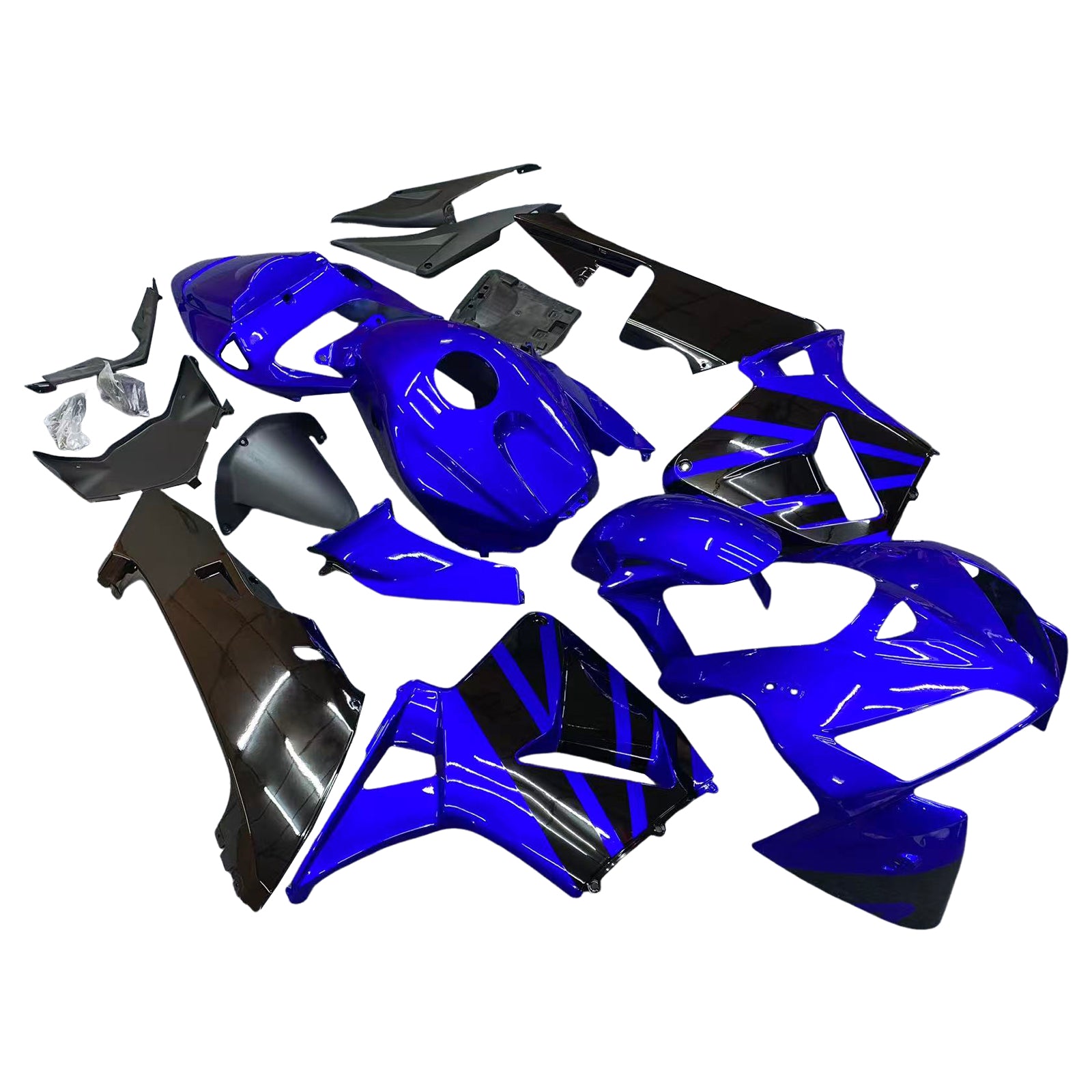 2005-2006 Honda CBR600RR Fairing Blue Black Kit